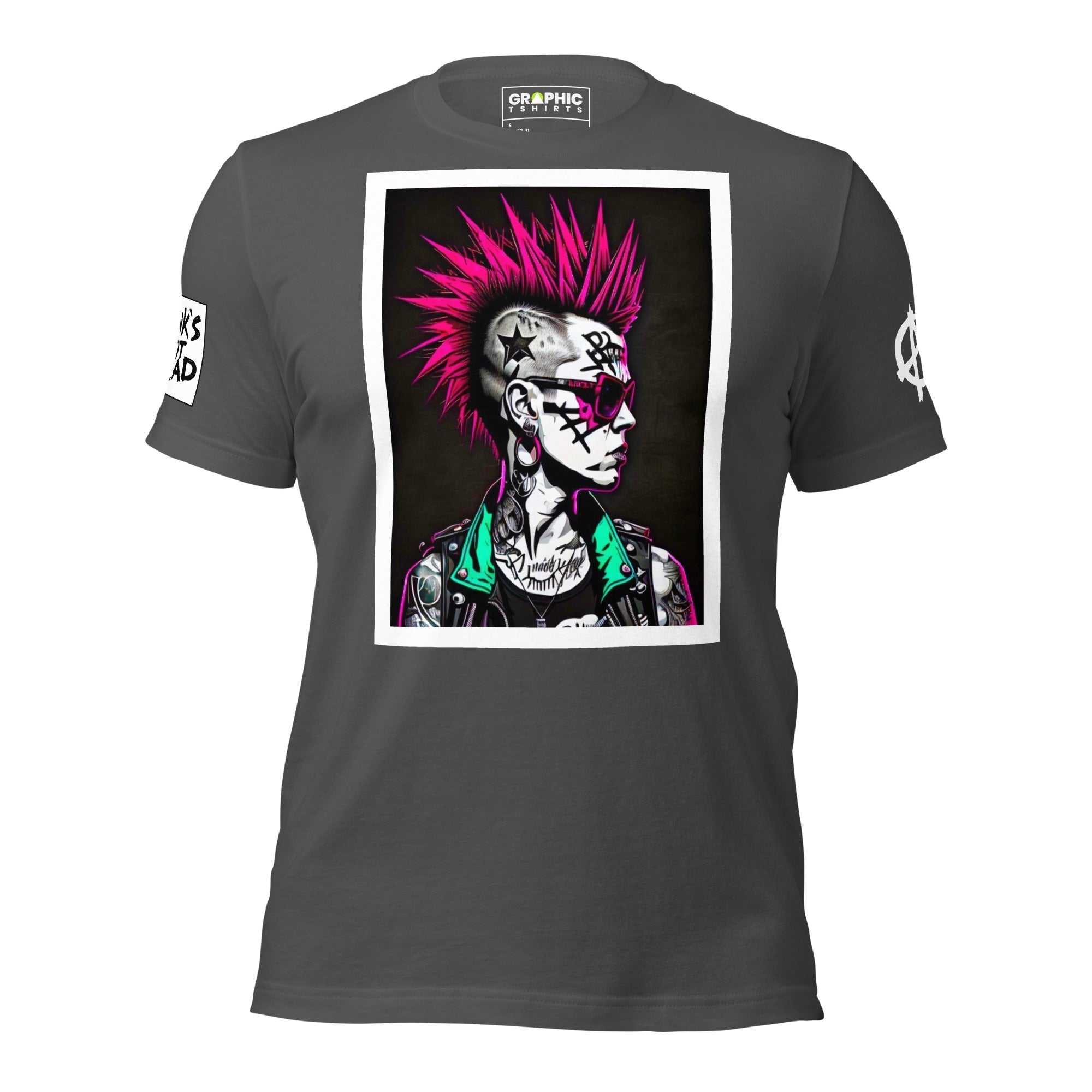 Unisex Crew Neck T-Shirt - Punk Rock Series Sector 22 - GRAPHIC T-SHIRTS