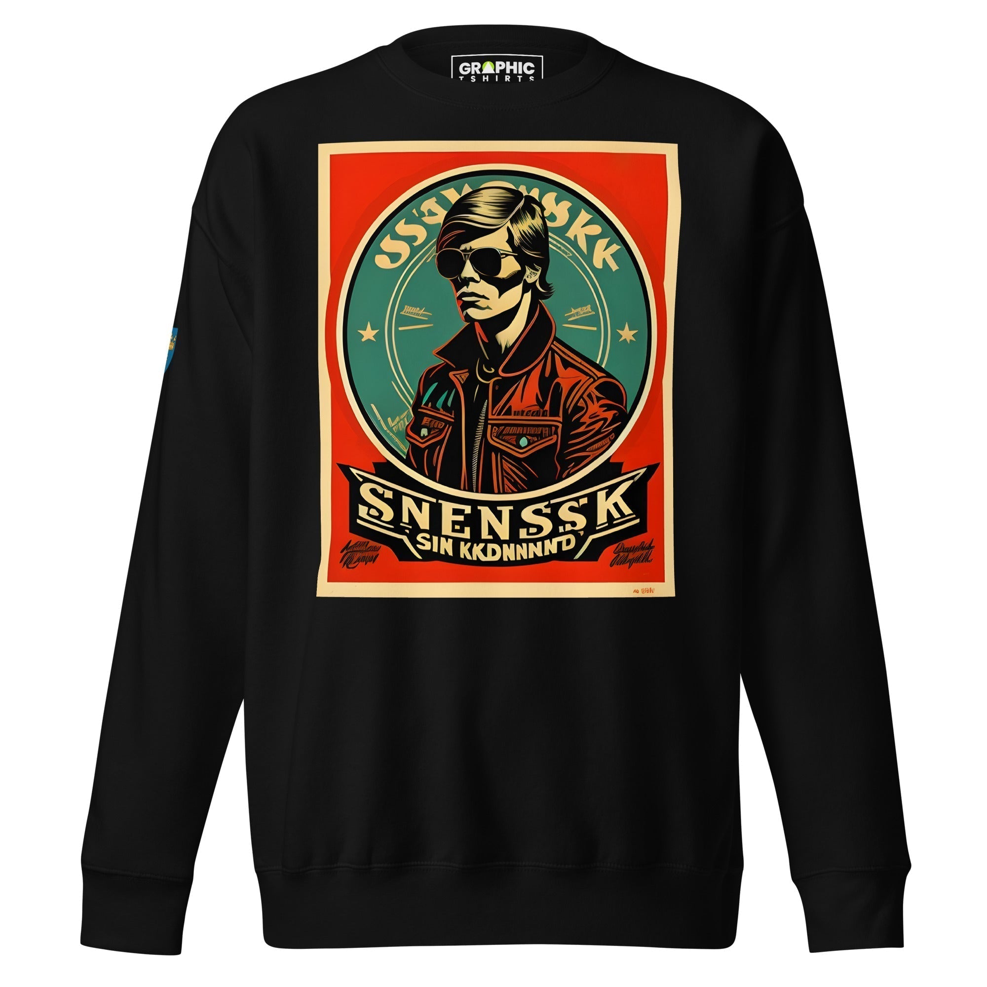 Unisex Premium Sweatshirt - Swedish Vintage Fashion Series v.9 - GRAPHIC T-SHIRTS