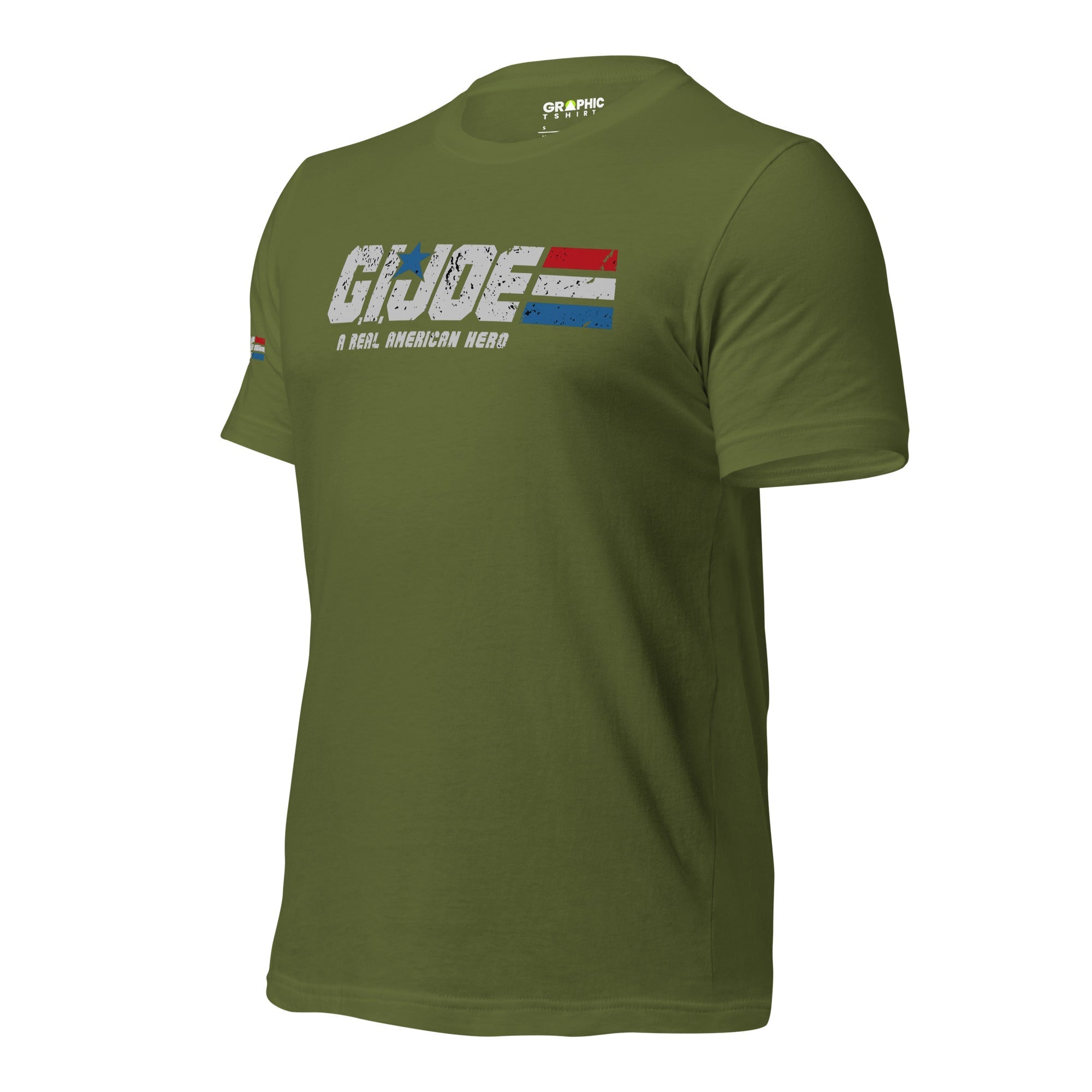 Men's Crew Neck T-Shirt - Distressed G.I. Joe A Real American Hero - GRAPHIC T-SHIRTS