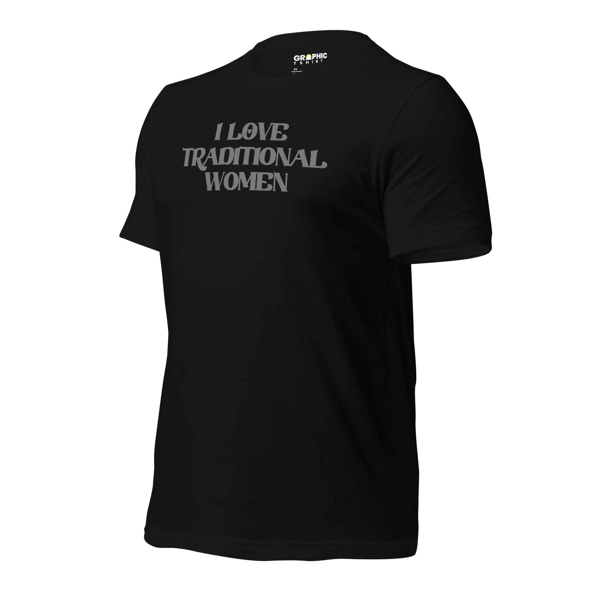 Men's Crew Neck T-Shirt - I Love Traditional Women - GRAPHIC T-SHIRTS