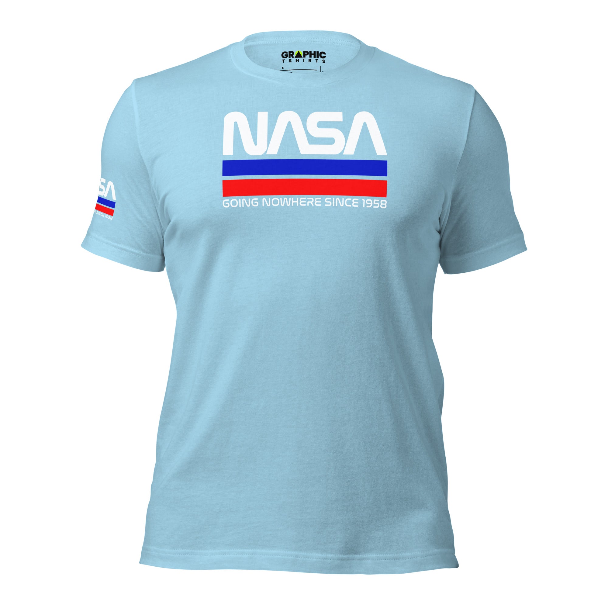 Men's Crew Neck T-Shirt - NASA Going Nowhere Since 1958 - GRAPHIC T-SHIRTS