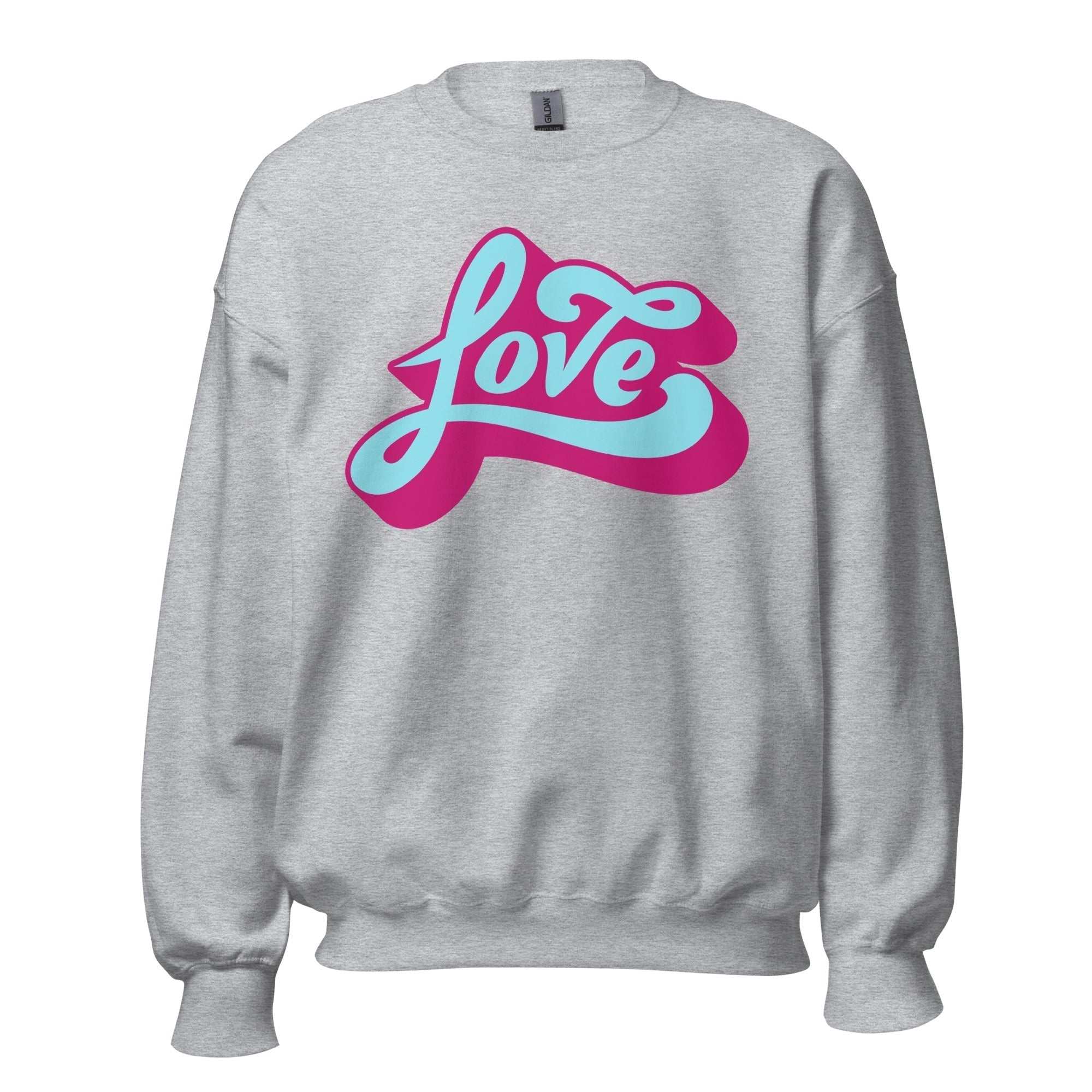 Unisex Crew Neck Sweatshirt - Love - GRAPHIC T-SHIRTS