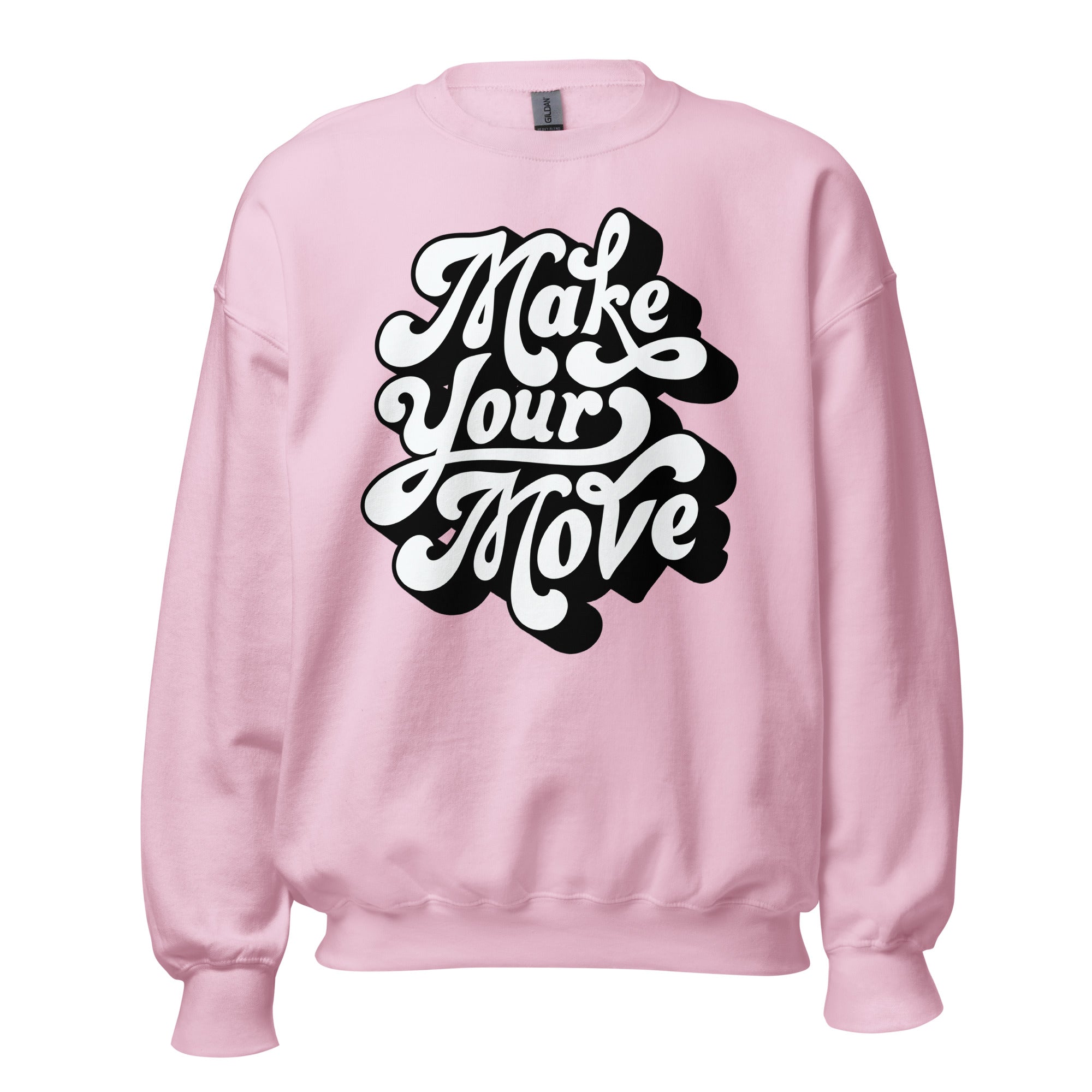 Unisex Crew Neck Sweatshirt - Make Your Move - GRAPHIC T-SHIRTS