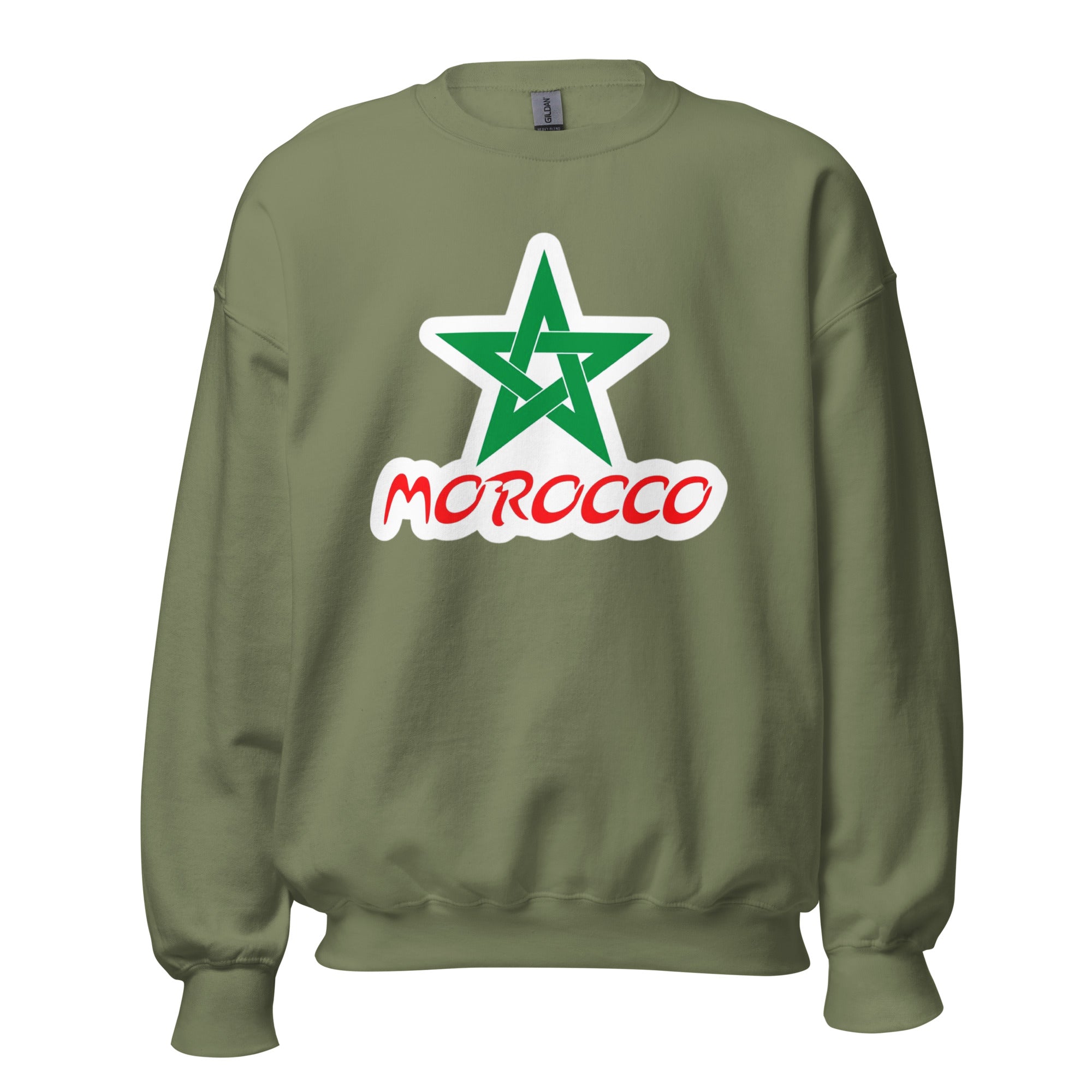 Unisex Crew Neck Sweatshirt - Morocco - GRAPHIC T-SHIRTS
