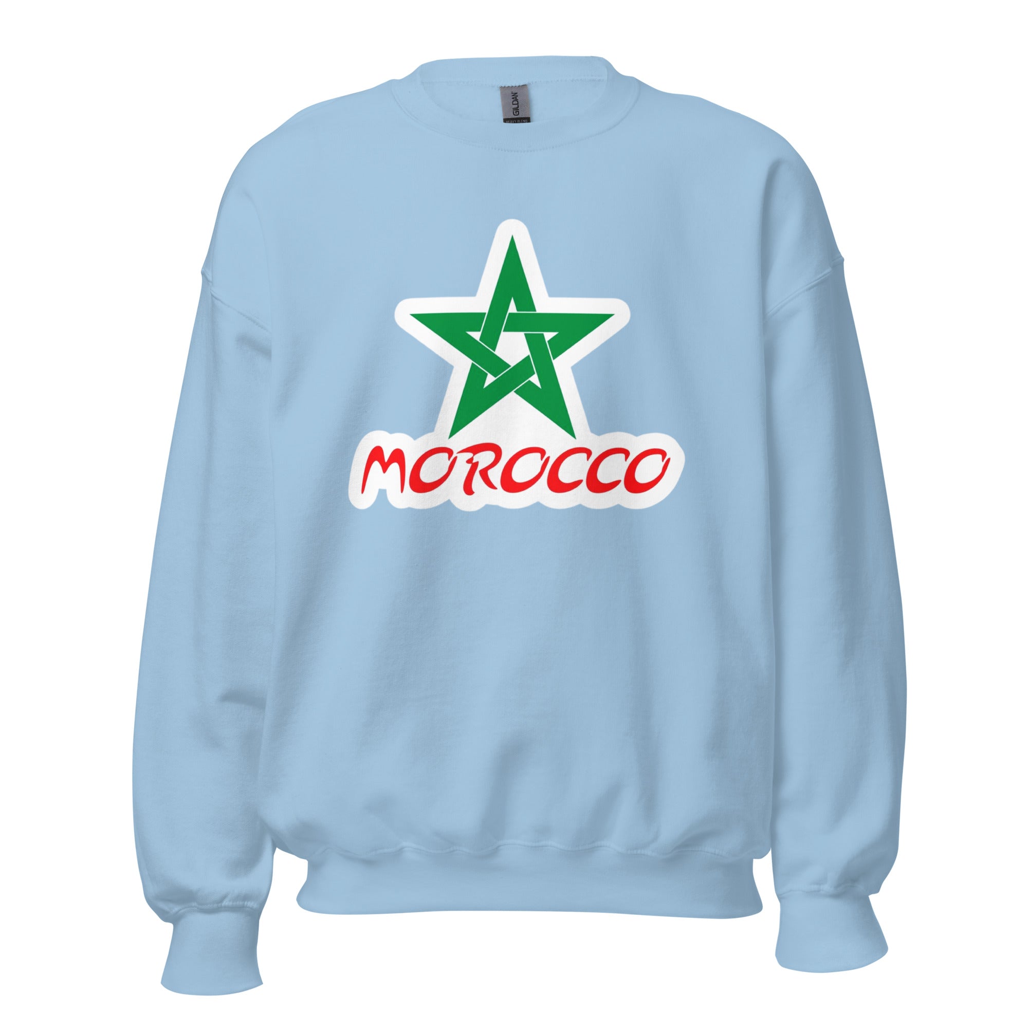 Unisex Crew Neck Sweatshirt - Morocco - GRAPHIC T-SHIRTS