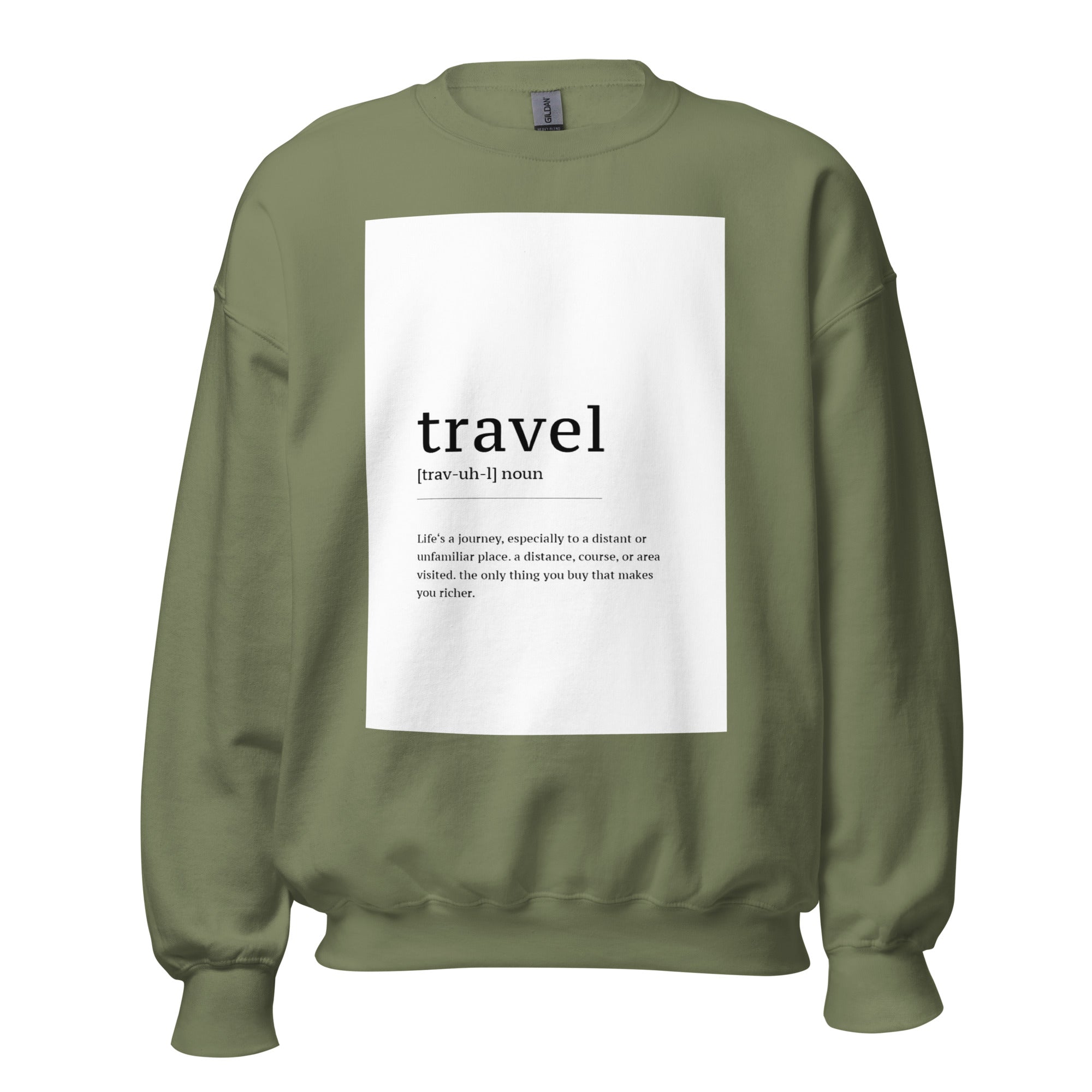 Unisex Crew Neck Sweatshirt - Travel - GRAPHIC T-SHIRTS