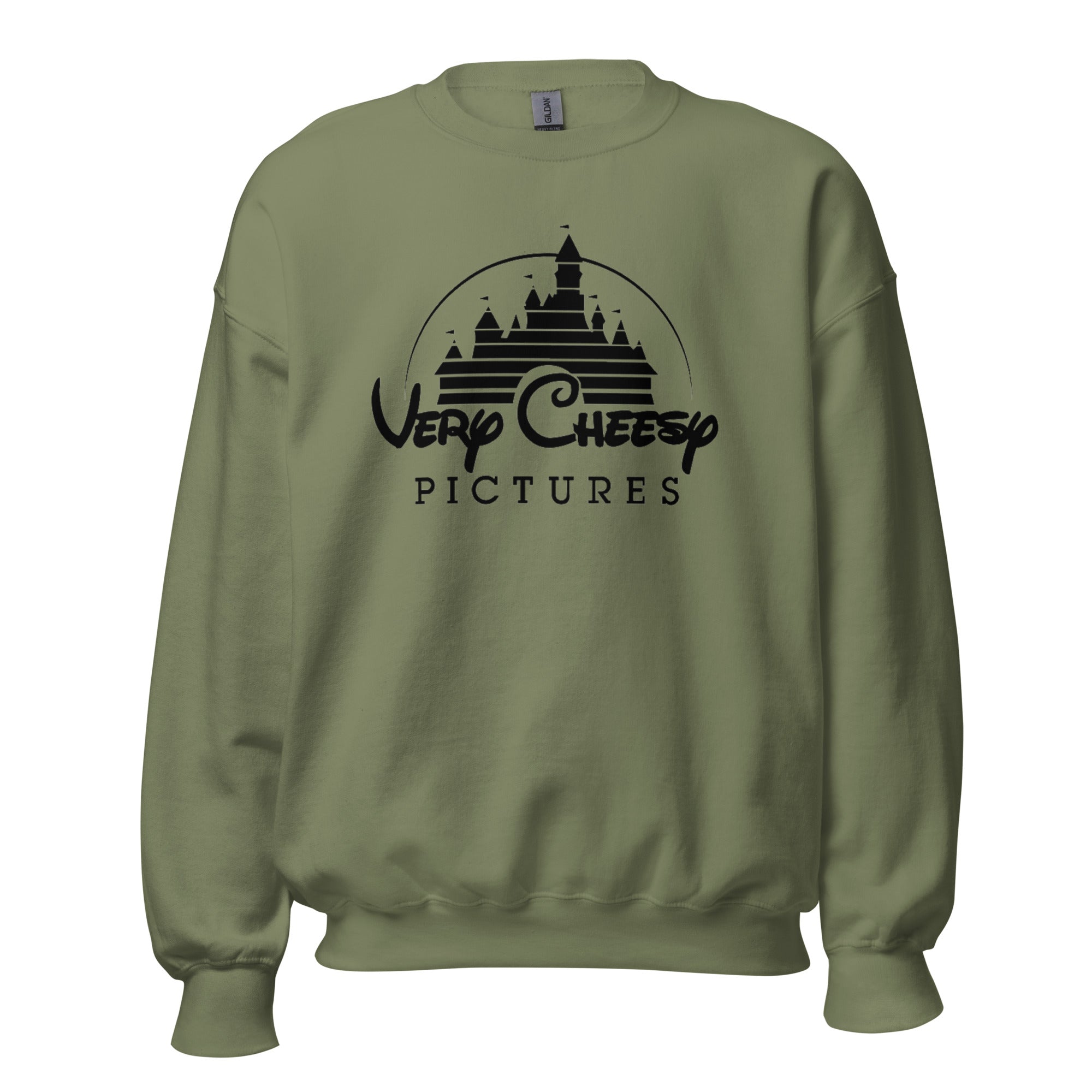 Unisex Crew Neck Sweatshirt - Very Cheesy Pictures - GRAPHIC T-SHIRTS