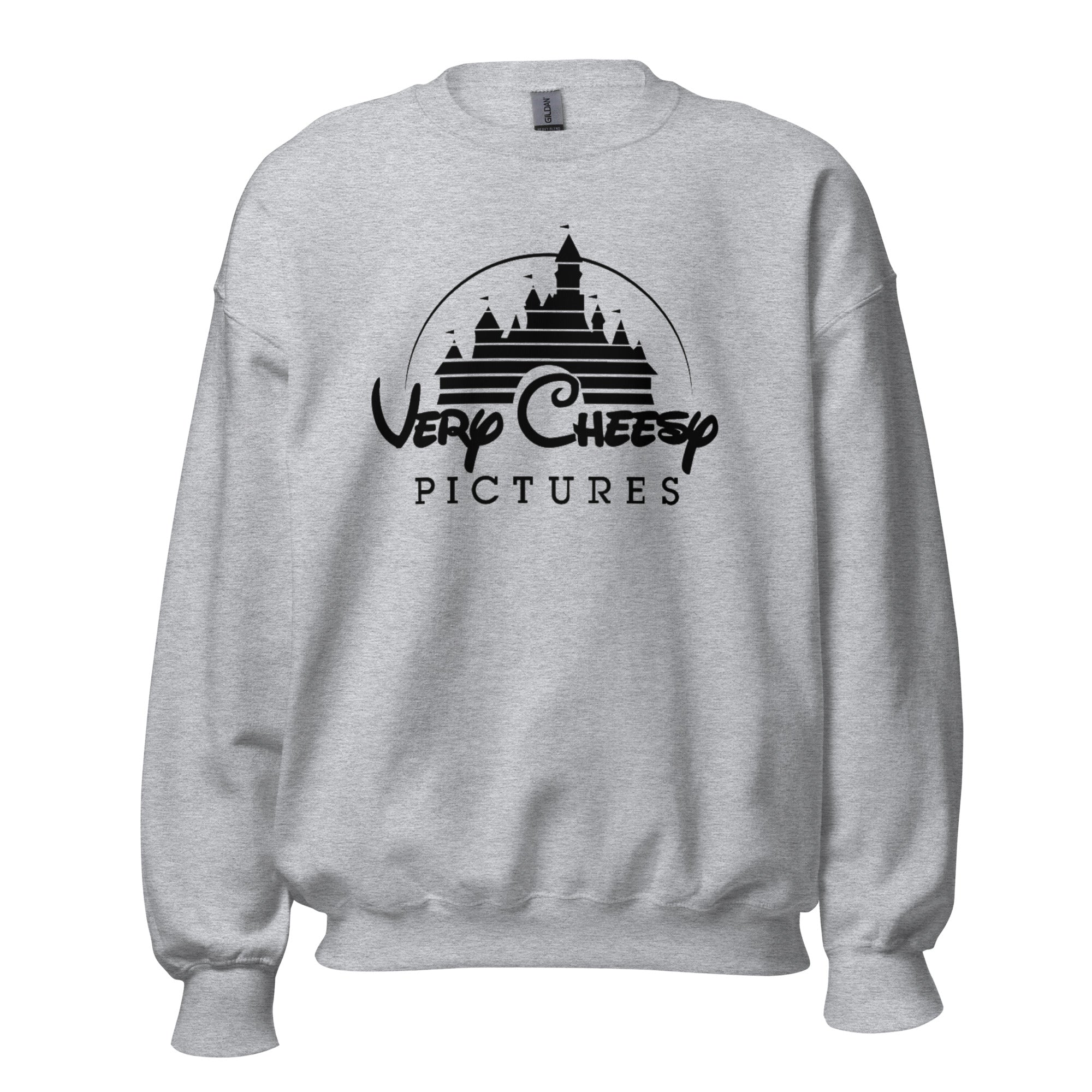 Unisex Crew Neck Sweatshirt - Very Cheesy Pictures - GRAPHIC T-SHIRTS