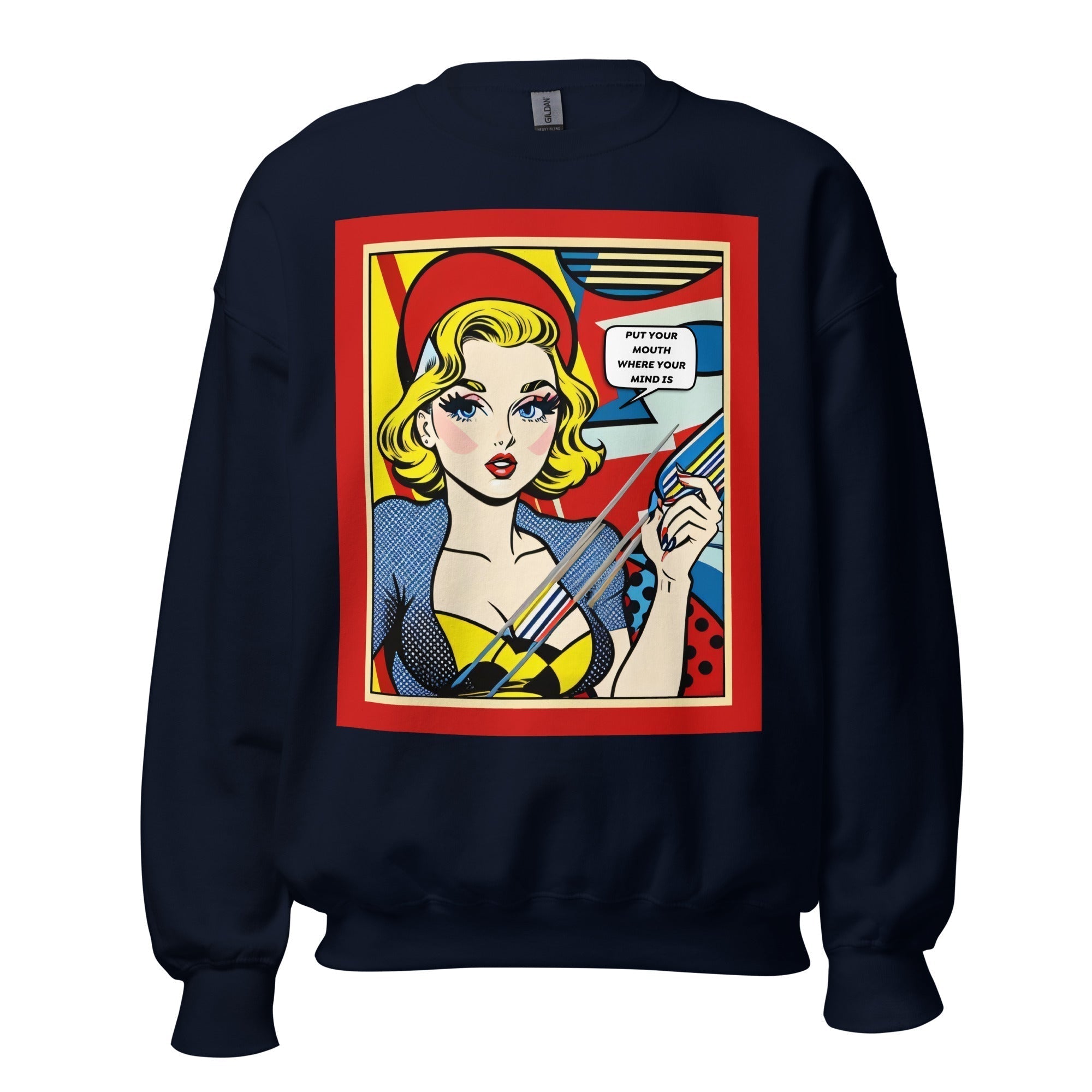 Unisex Crew Neck Sweatshirt - Vintage American Comic Series v.17 - GRAPHIC T-SHIRTS