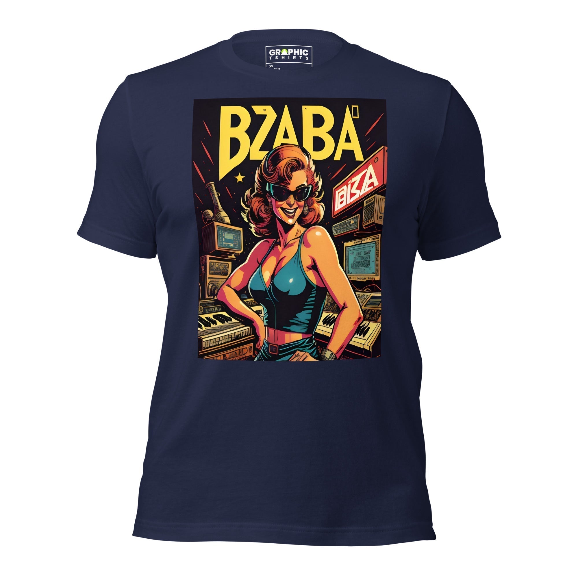 Unisex Crew Neck T-Shirt - Ibiza Night Club Heroes Comic Series v.10 - GRAPHIC T-SHIRTS