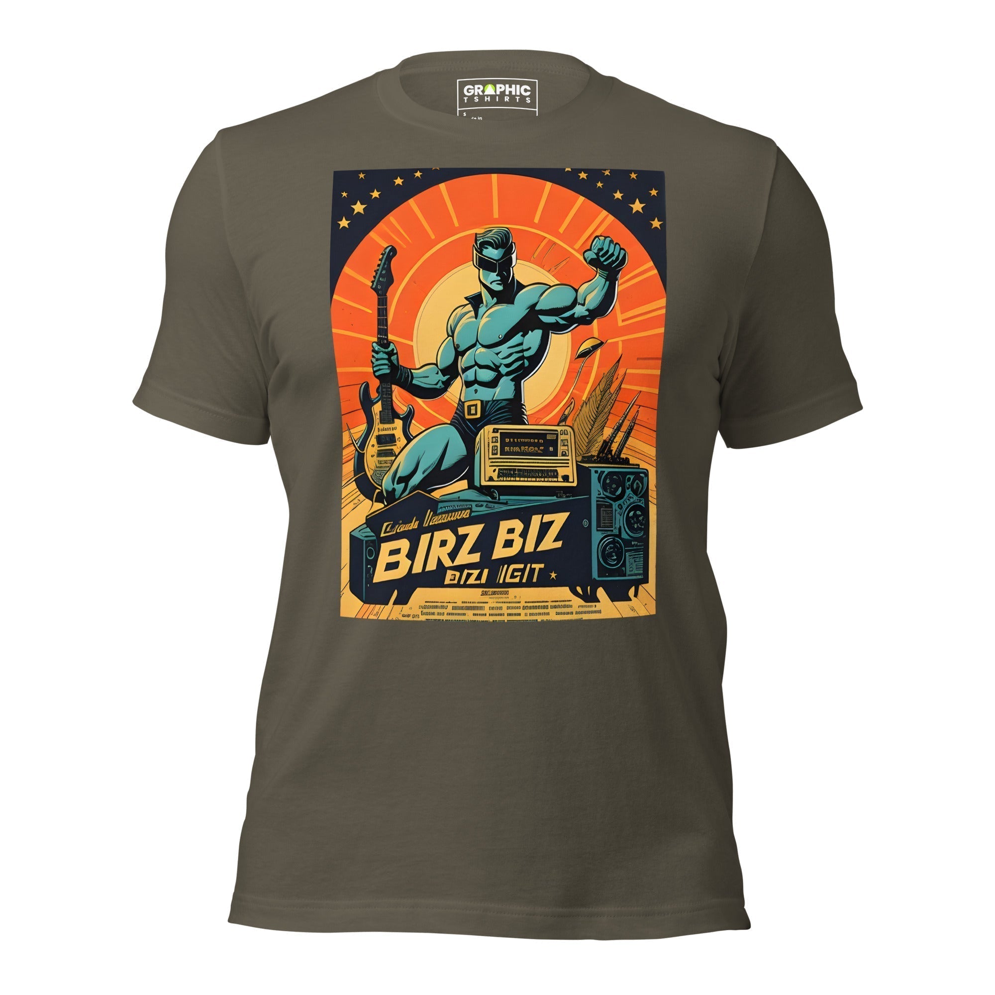 Unisex Crew Neck T-Shirt - Ibiza Night Club Heroes Comic Series v.12 - GRAPHIC T-SHIRTS