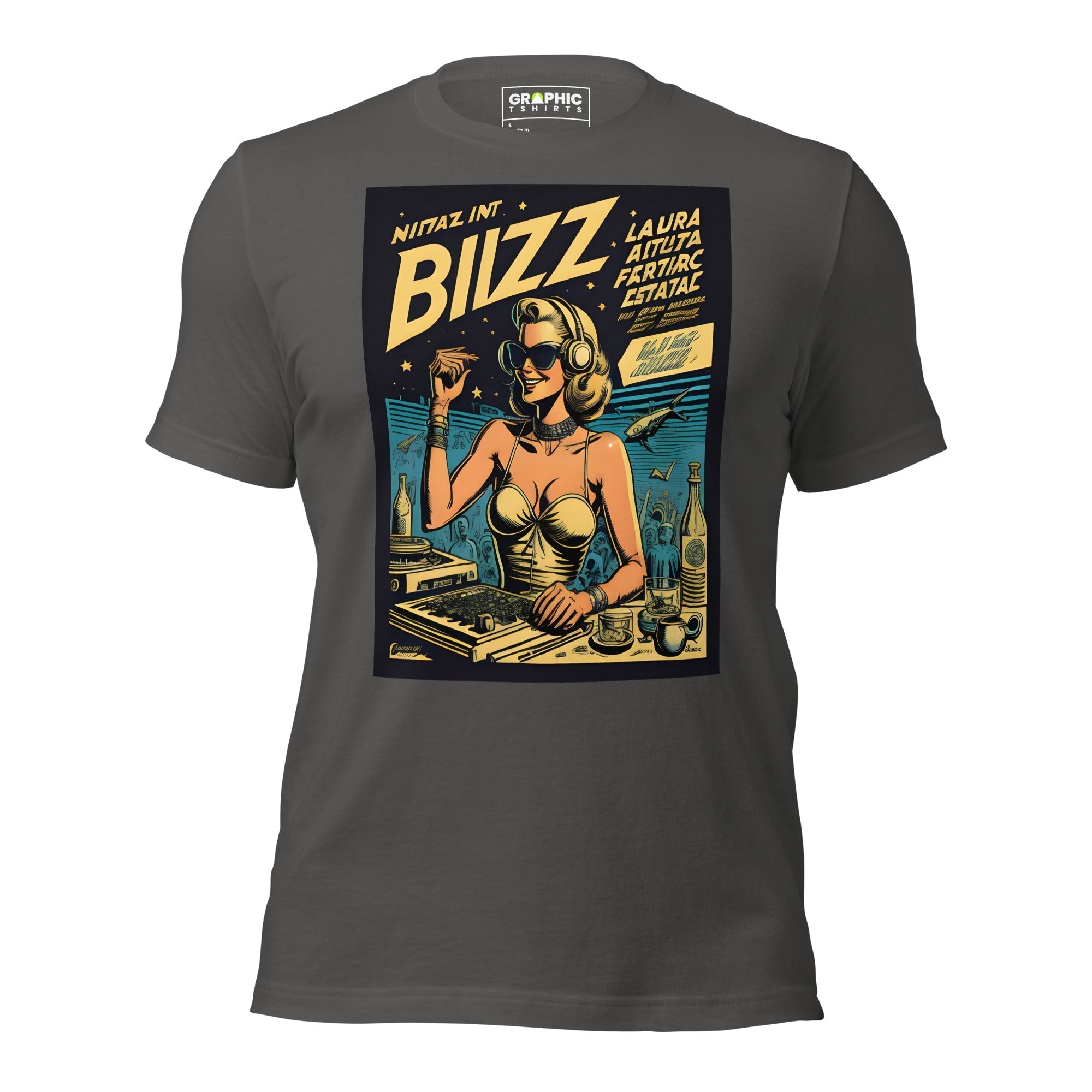 Unisex Crew Neck T-Shirt - Ibiza Night Club Heroes Comic Series v.15 - GRAPHIC T-SHIRTS