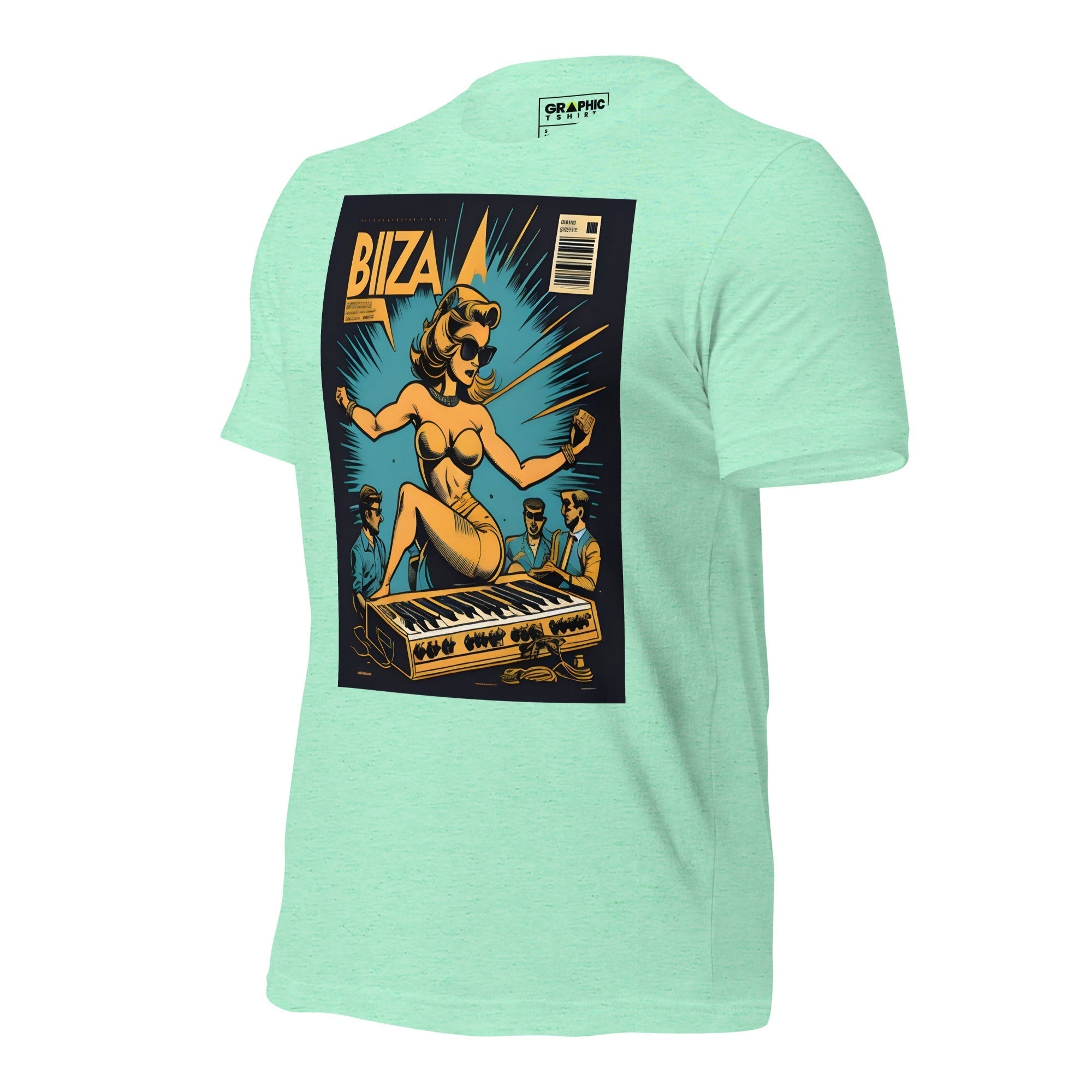 Unisex Crew Neck T-Shirt - Ibiza Night Club Heroes Comic Series v.19 - GRAPHIC T-SHIRTS