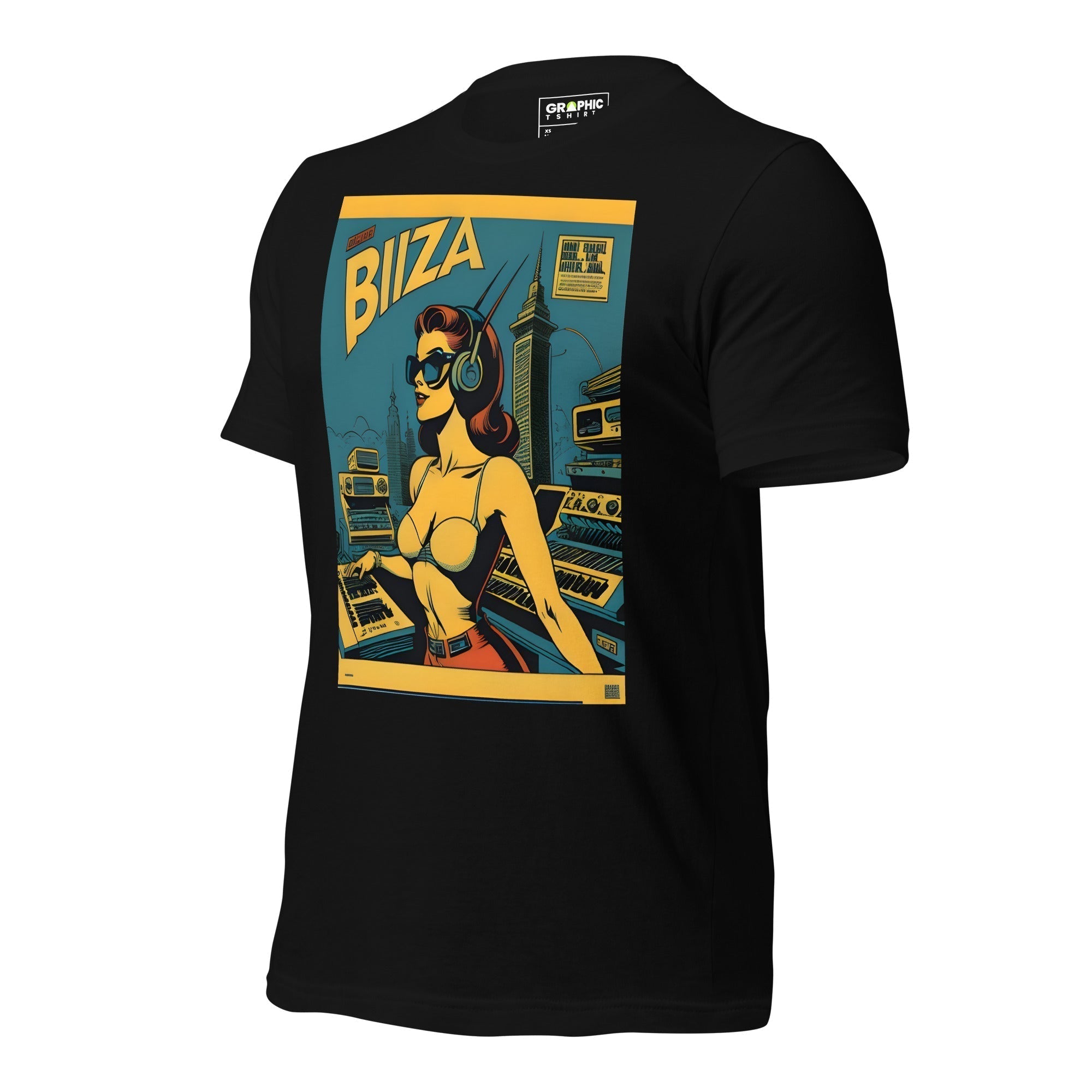 Unisex Crew Neck T-Shirt - Ibiza Night Club Heroes Comic Series v.2 - GRAPHIC T-SHIRTS