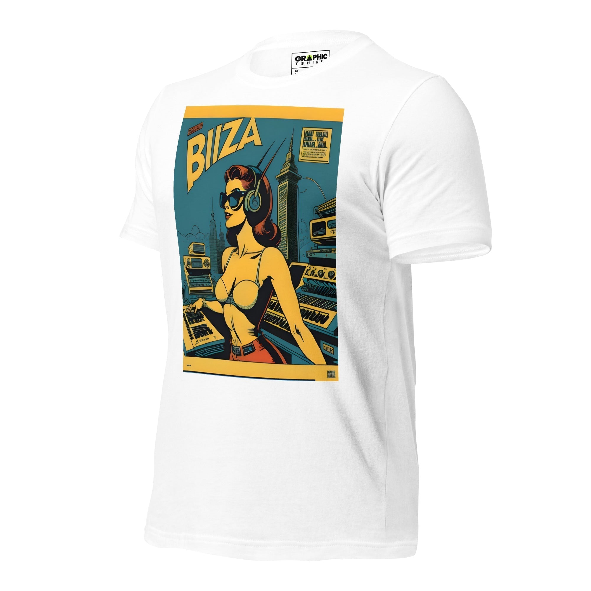 Unisex Crew Neck T-Shirt - Ibiza Night Club Heroes Comic Series v.2 - GRAPHIC T-SHIRTS