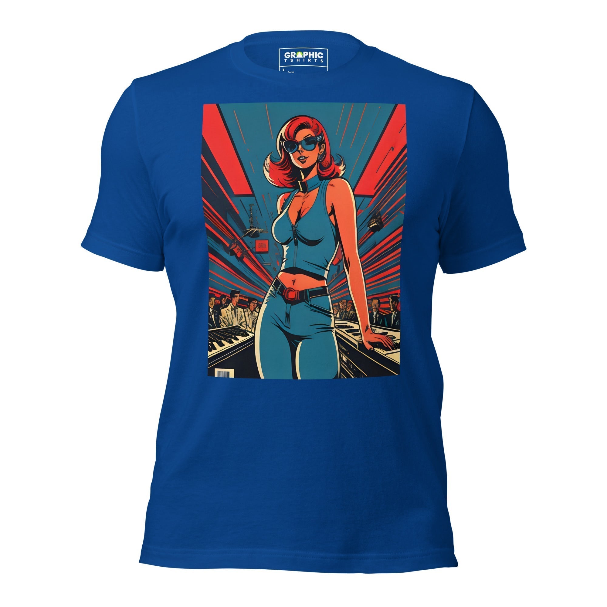 Unisex Crew Neck T-Shirt - Ibiza Night Club Heroes Comic Series v.22 - GRAPHIC T-SHIRTS