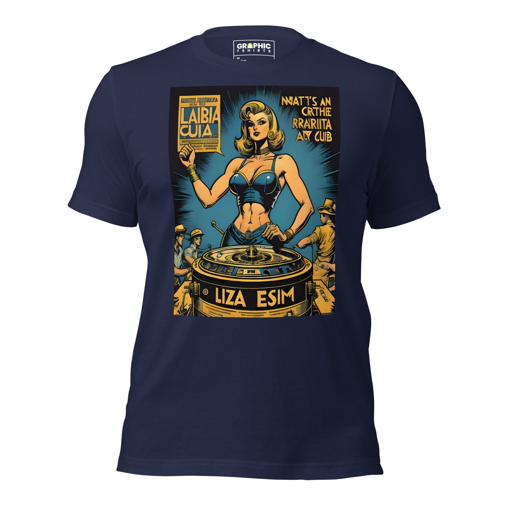 Unisex Crew Neck T-Shirt - Ibiza Night Club Heroes Comic Series v.25 - GRAPHIC T-SHIRTS