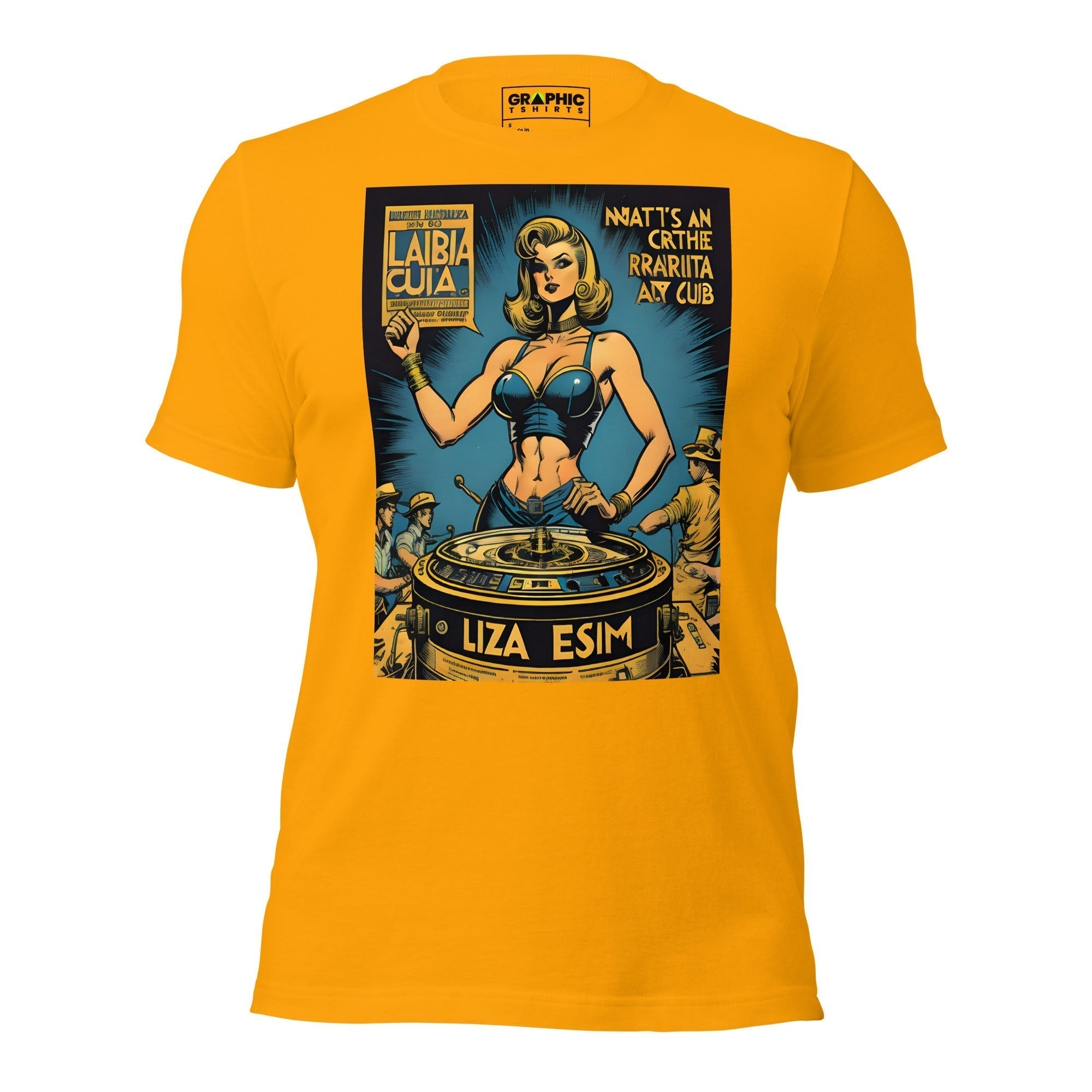 Unisex Crew Neck T-Shirt - Ibiza Night Club Heroes Comic Series v.25 - GRAPHIC T-SHIRTS