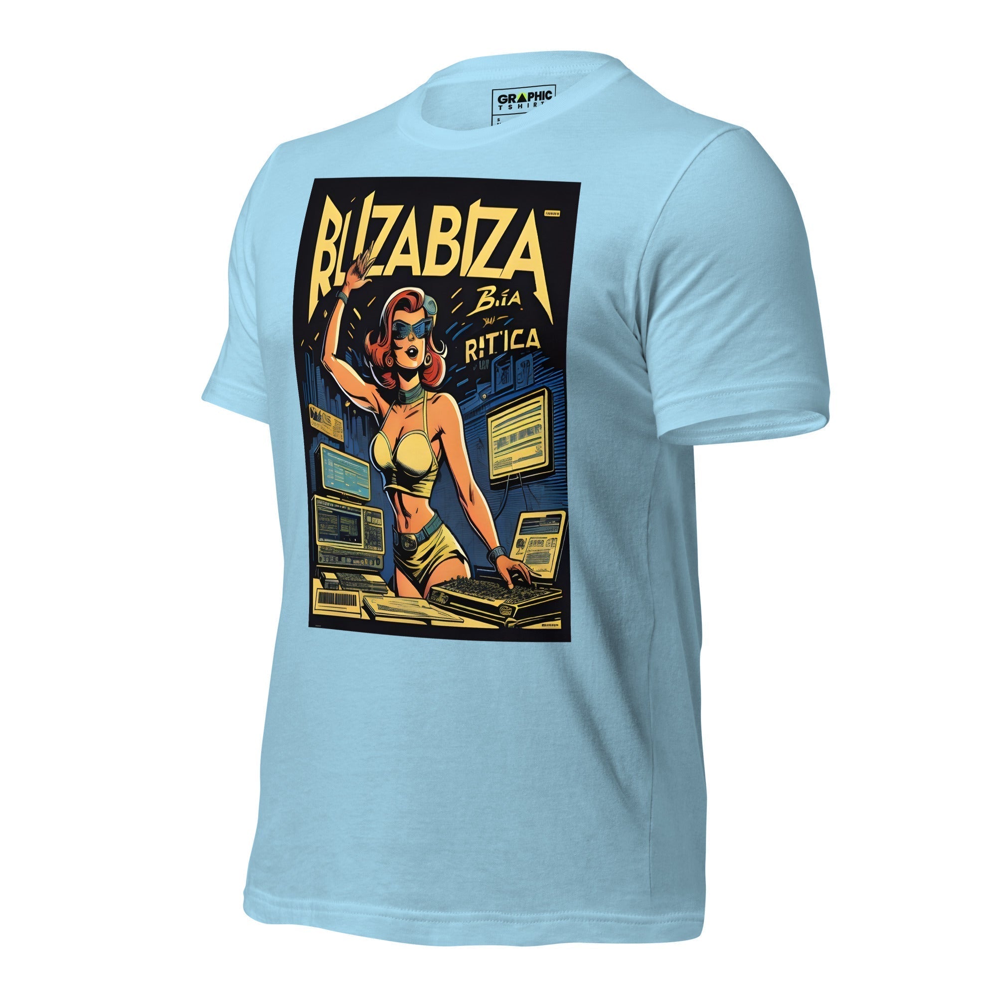 Unisex Crew Neck T-Shirt - Ibiza Night Club Heroes Comic Series v.26 - GRAPHIC T-SHIRTS