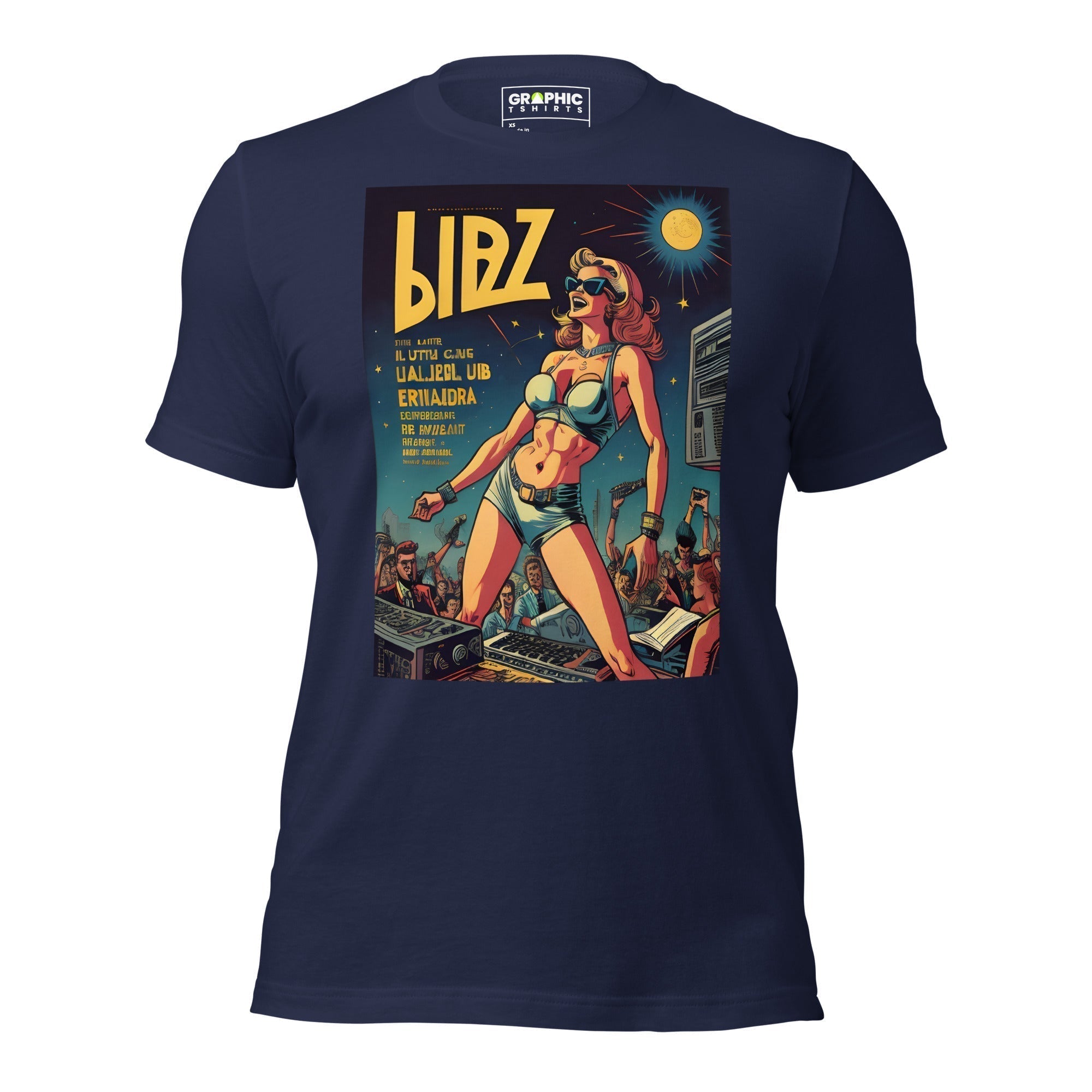 Unisex Crew Neck T-Shirt - Ibiza Night Club Heroes Comic Series v.30 - GRAPHIC T-SHIRTS