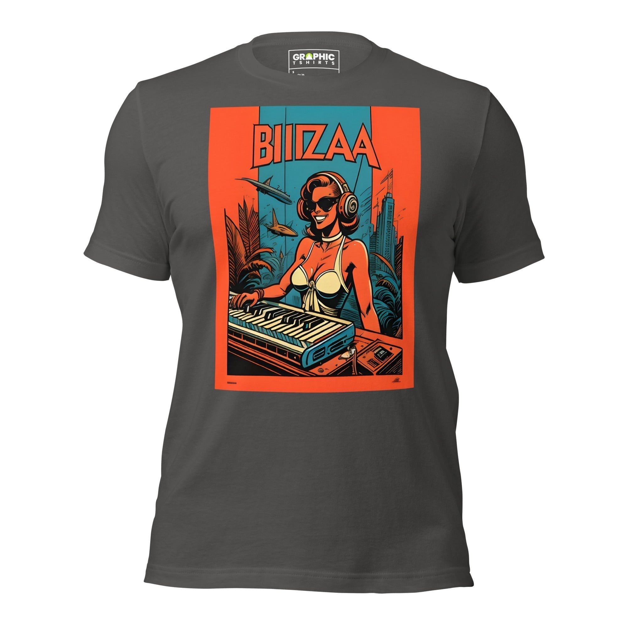 Unisex Crew Neck T-Shirt - Ibiza Night Club Heroes Comic Series v.36 - GRAPHIC T-SHIRTS