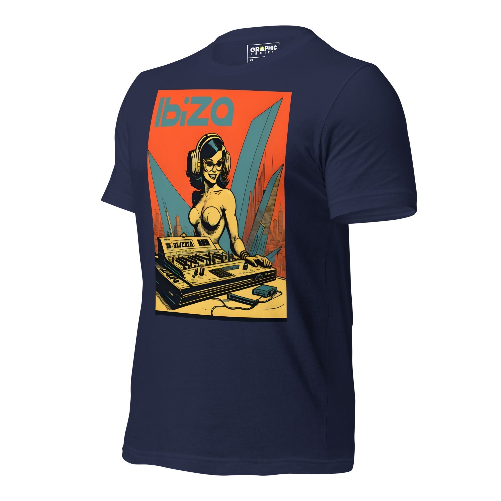 Unisex Crew Neck T-Shirt - Ibiza Night Club Heroes Comic Series v.37 - GRAPHIC T-SHIRTS