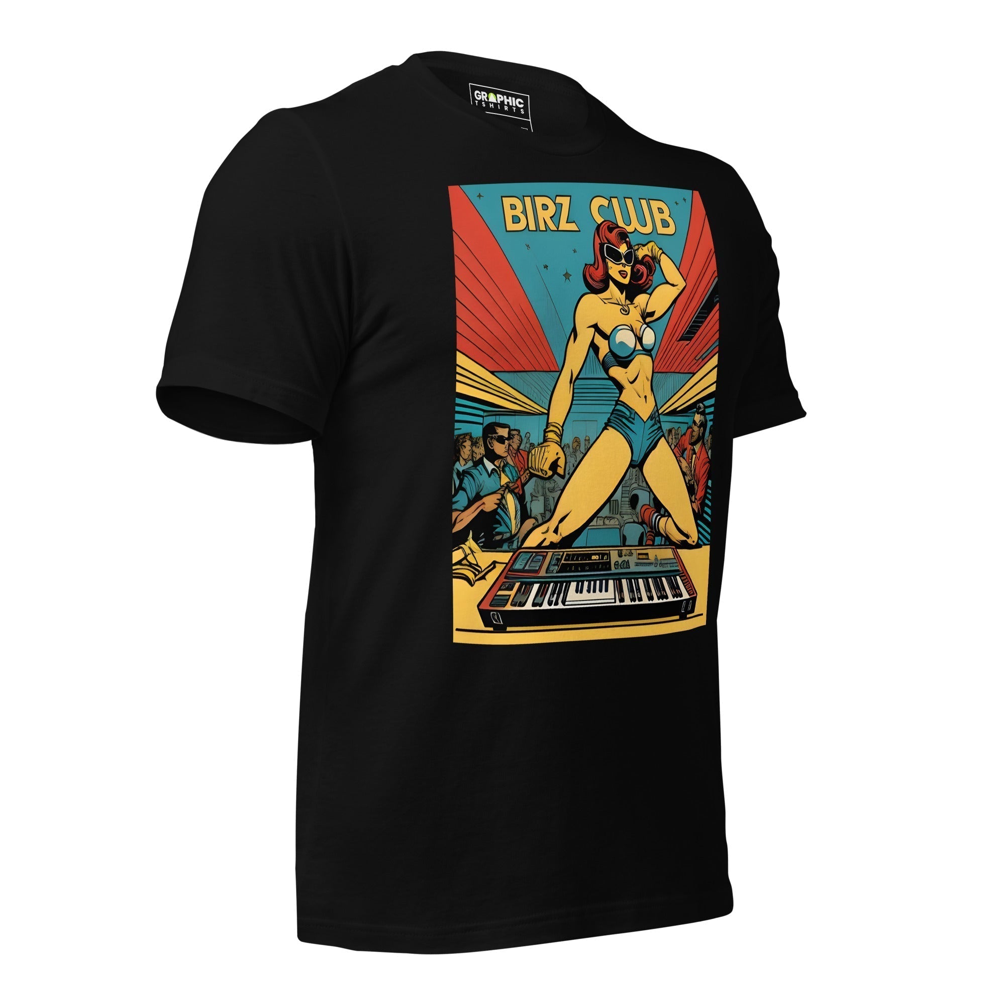 Unisex Crew Neck T-Shirt - Ibiza Night Club Heroes Comic Series v.4 - GRAPHIC T-SHIRTS