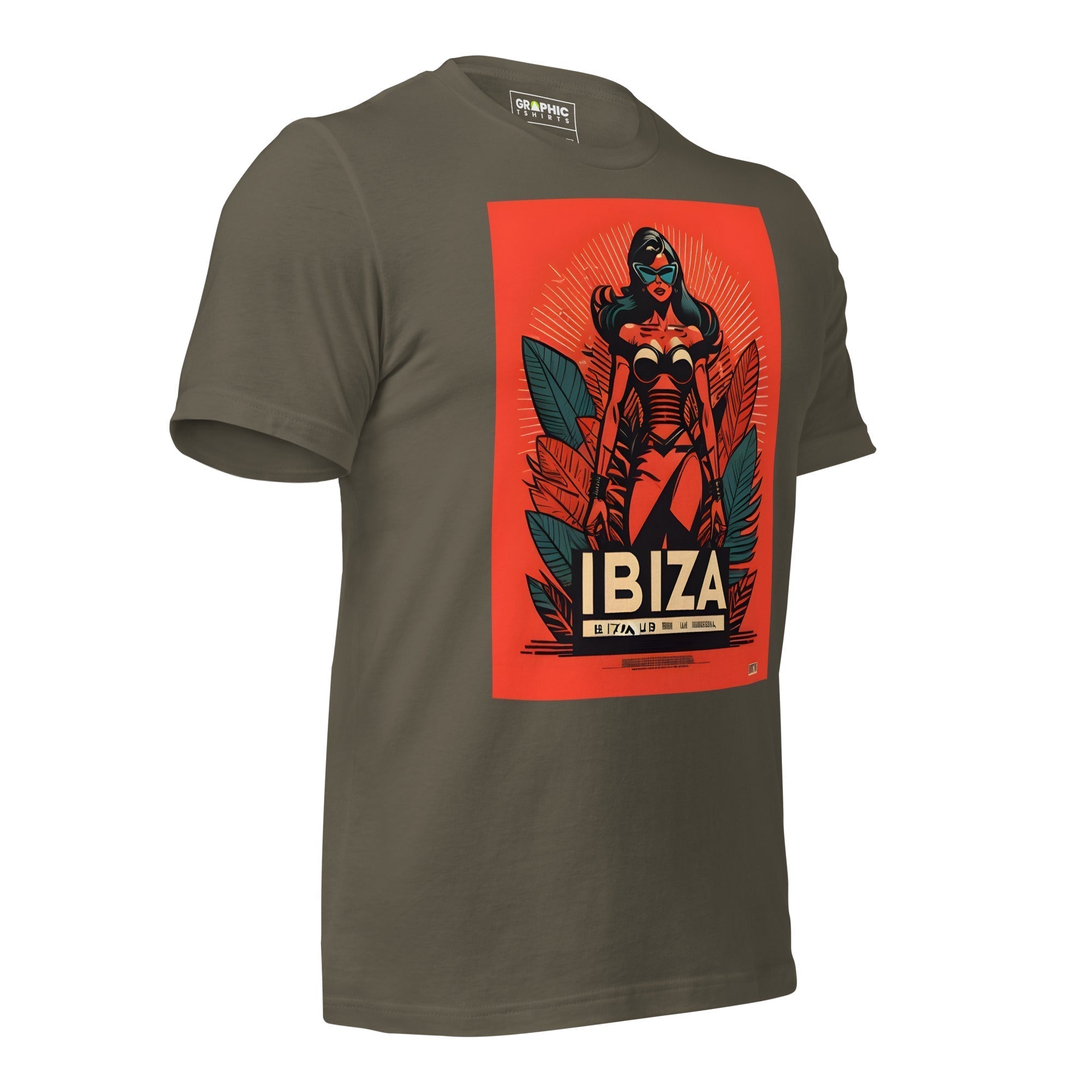 Unisex Crew Neck T-Shirt - Ibiza Night Club Heroes Comic Series v.44 - GRAPHIC T-SHIRTS