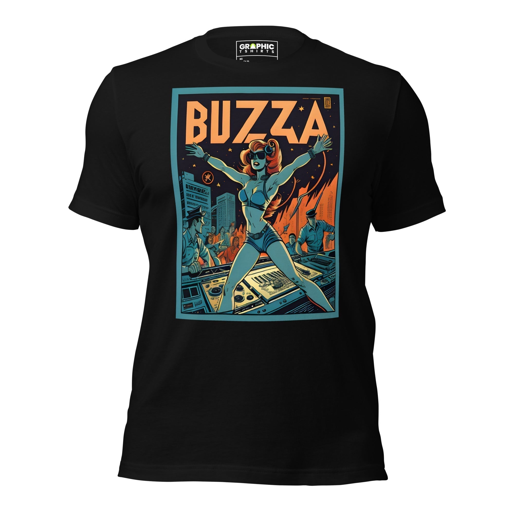 Unisex Crew Neck T-Shirt - Ibiza Night Club Heroes Comic Series v.46 - GRAPHIC T-SHIRTS