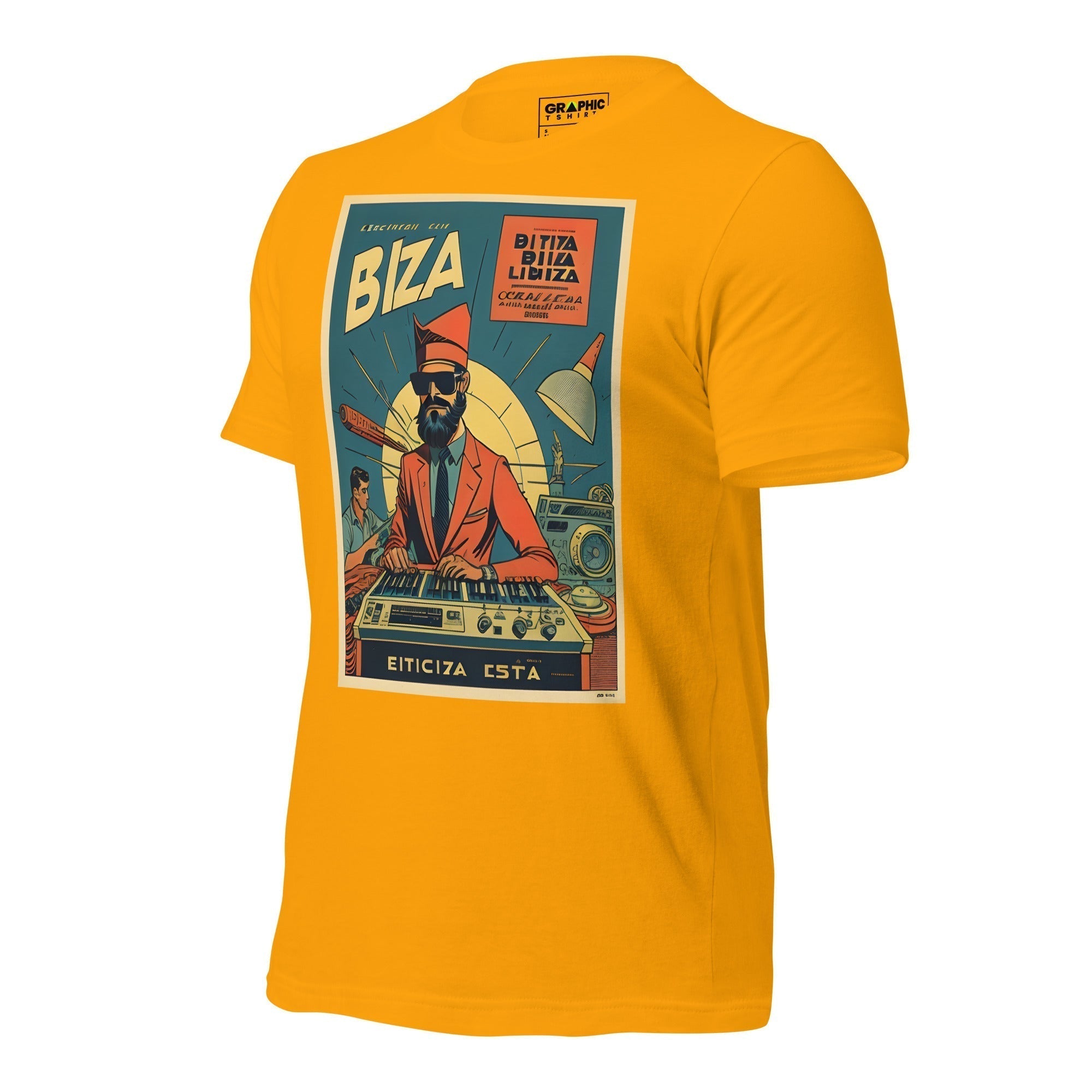 Unisex Crew Neck T-Shirt - Ibiza Night Club Heroes Comic Series v.47 - GRAPHIC T-SHIRTS