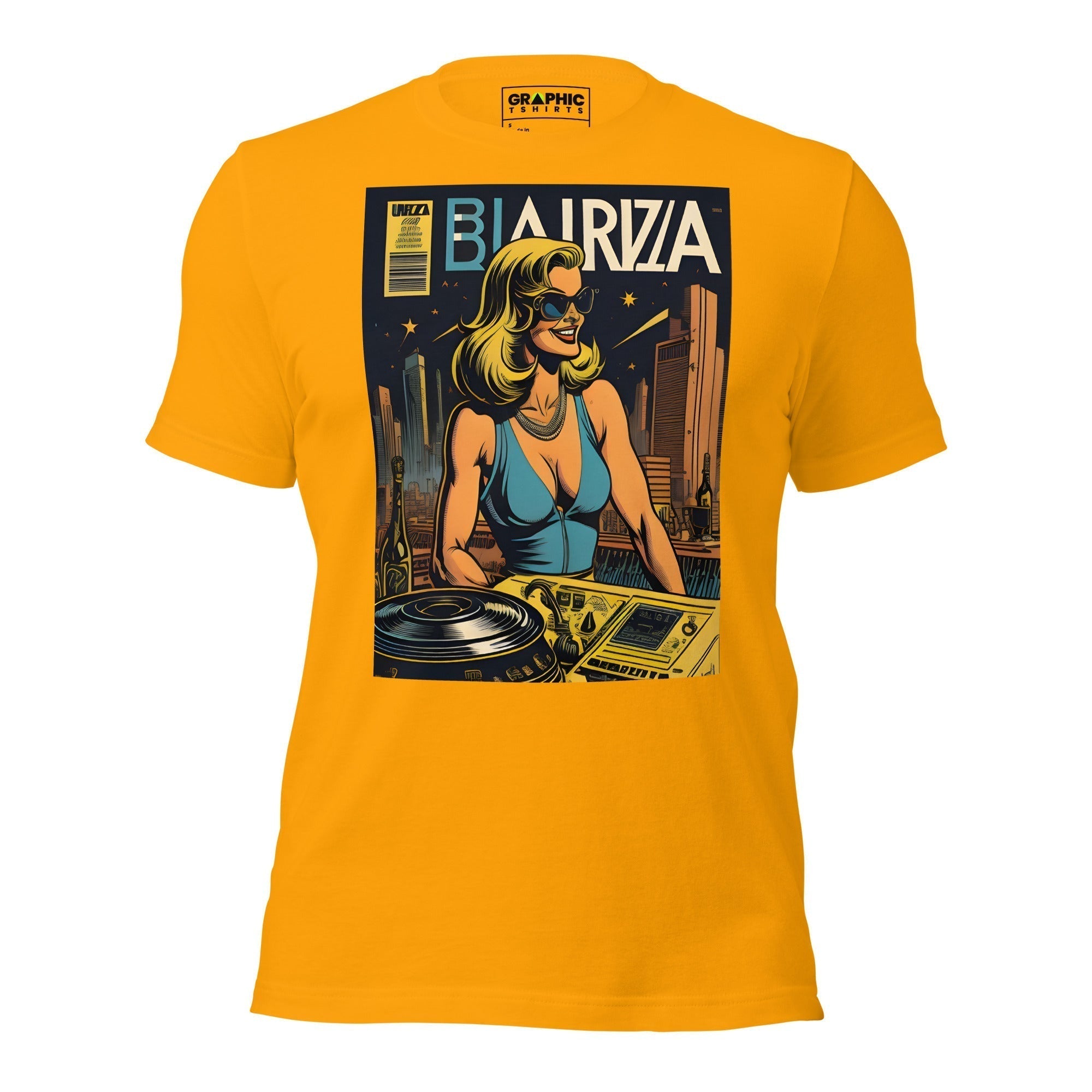 Unisex Crew Neck T-Shirt - Ibiza Night Club Heroes Comic Series v.5 - GRAPHIC T-SHIRTS