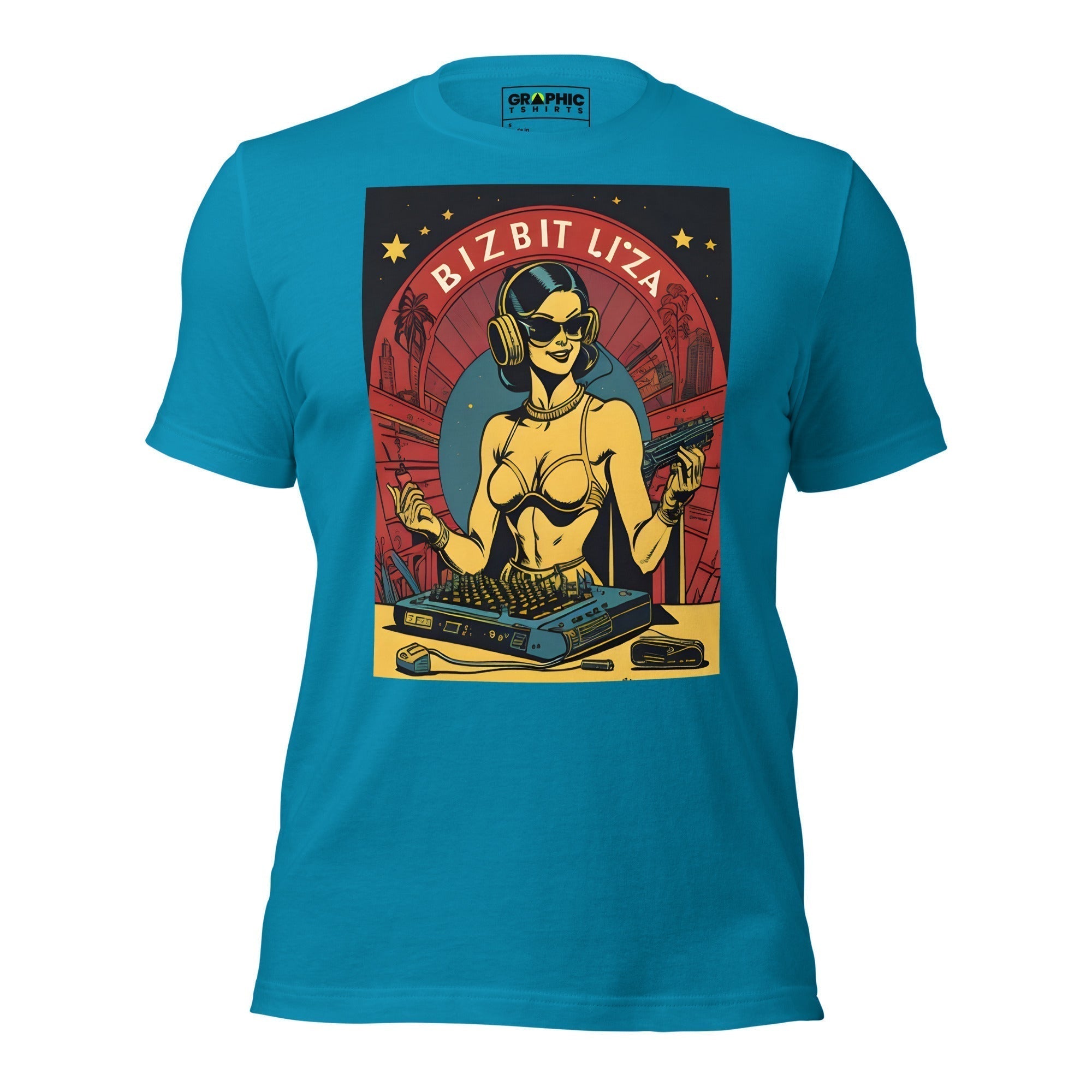 Unisex Crew Neck T-Shirt - Ibiza Night Club Heroes Comic Series v.7 - GRAPHIC T-SHIRTS