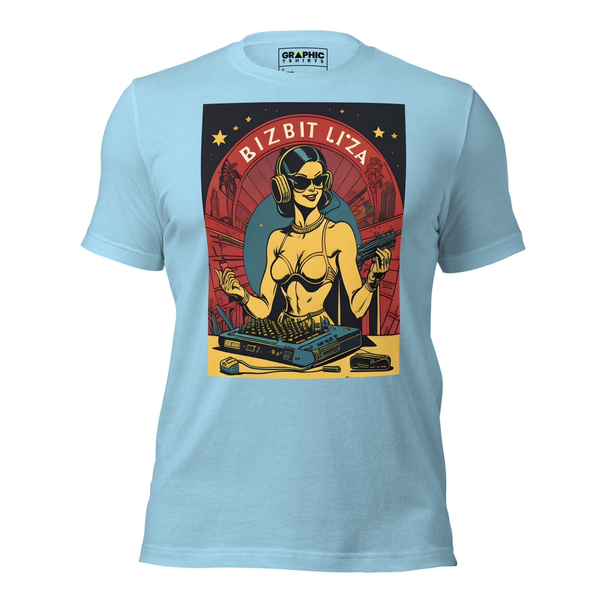 Unisex Crew Neck T-Shirt - Ibiza Night Club Heroes Comic Series v.7 - GRAPHIC T-SHIRTS
