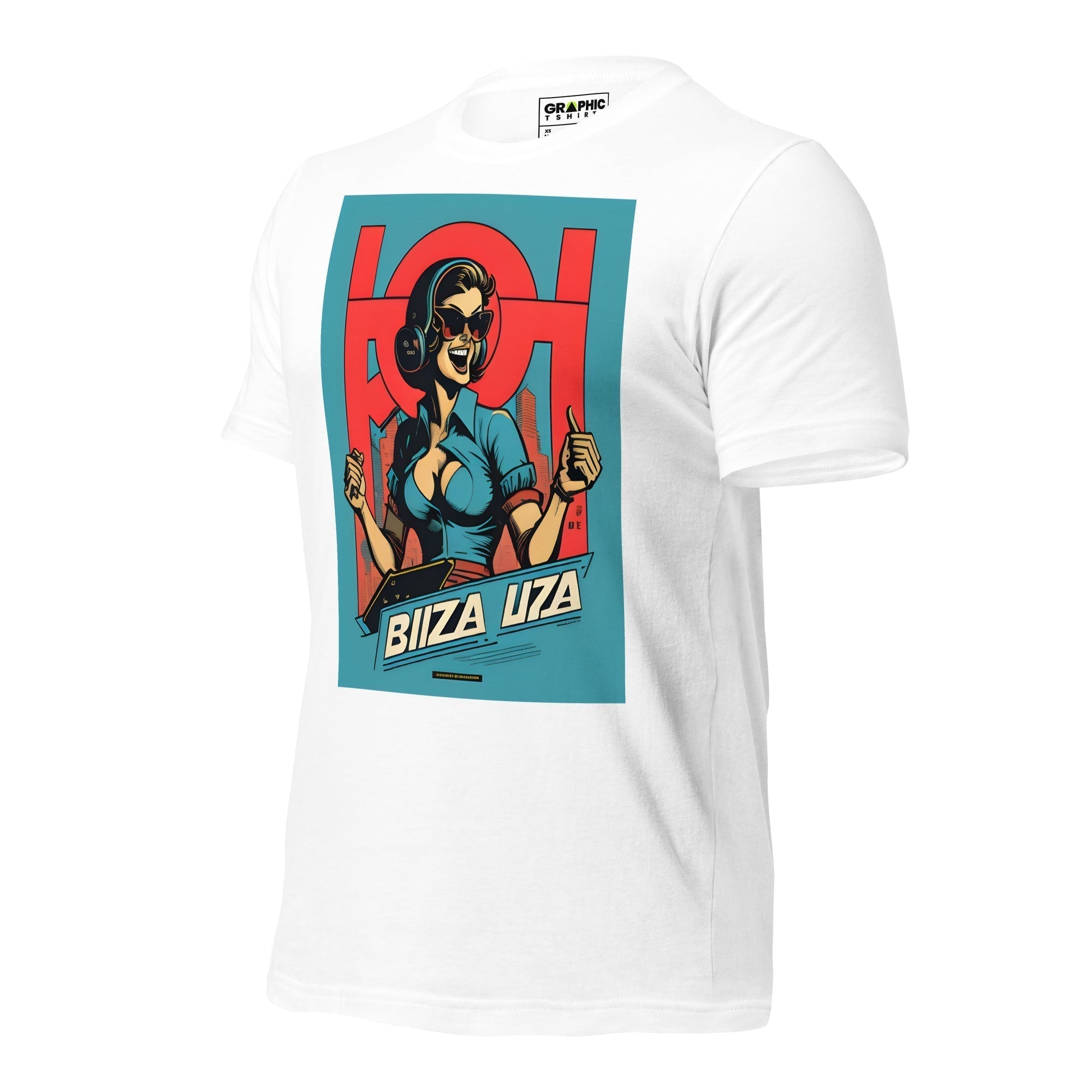 Unisex Crew Neck T-Shirt - Ibiza Night Club Heroes Comic Series v.8 - GRAPHIC T-SHIRTS