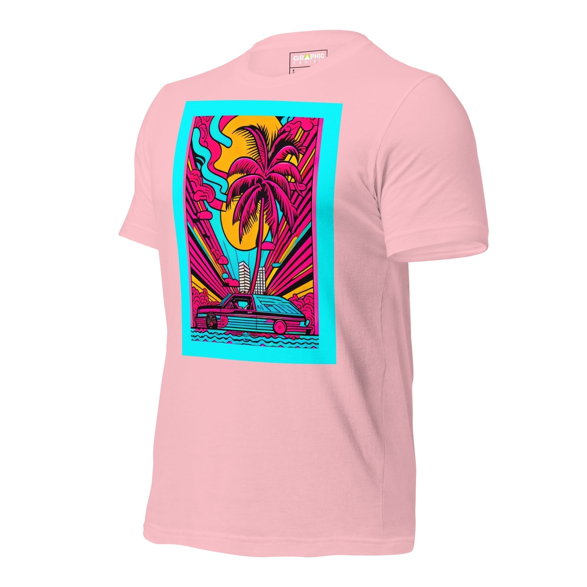 Unisex Crew Neck T-Shirt - Miami Heatwave Series v.15 - GRAPHIC T-SHIRTS