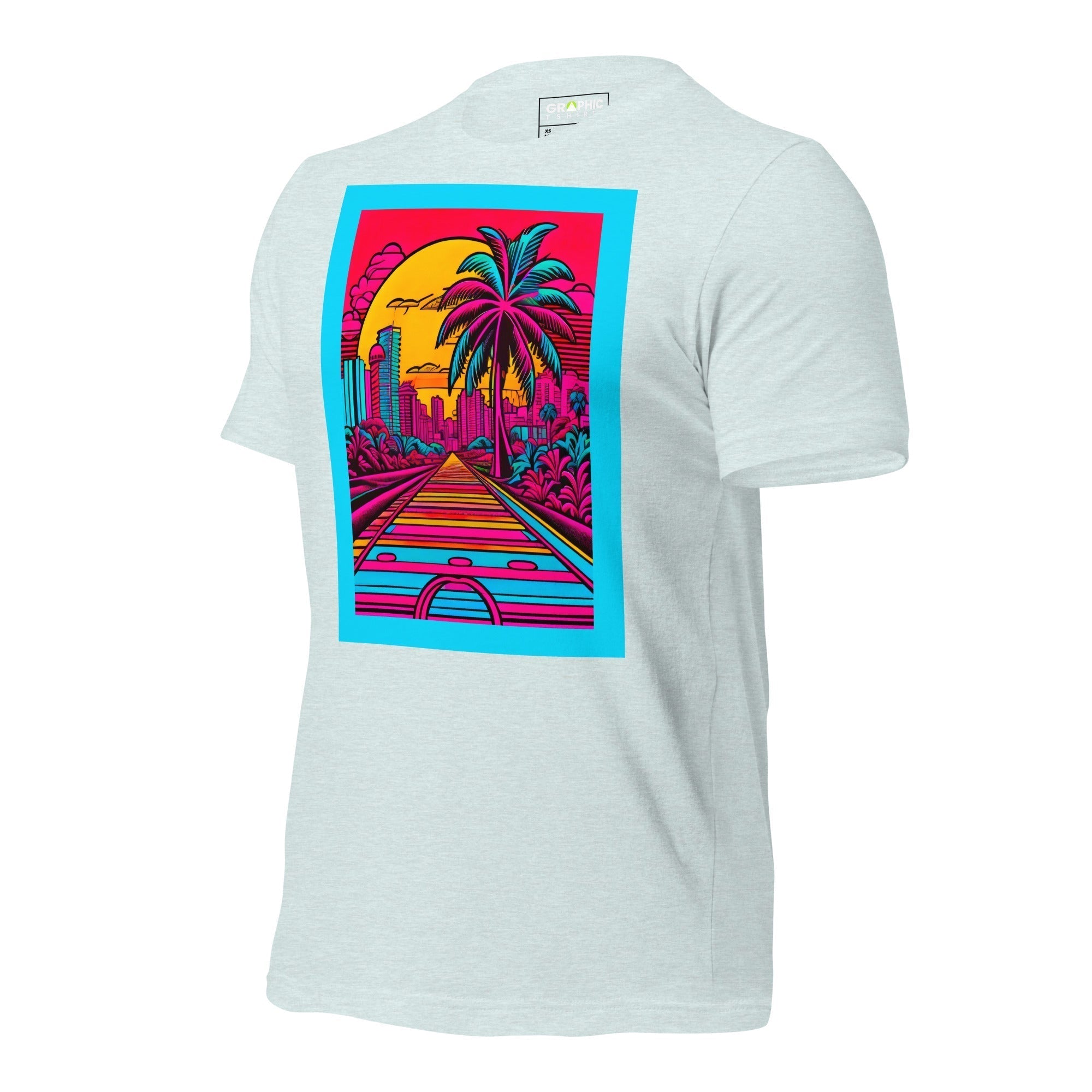 Unisex Crew Neck T-Shirt - Miami Heatwave Series v.22 - GRAPHIC T-SHIRTS