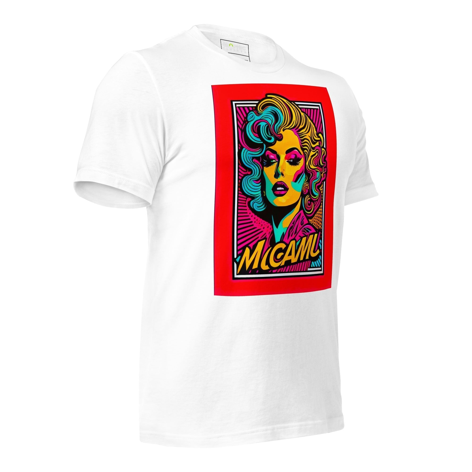 Unisex Crew Neck T-Shirt - Miami Heatwave Series v.25 - GRAPHIC T-SHIRTS