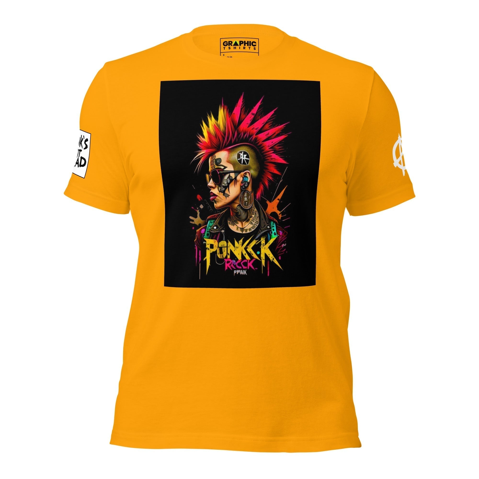 Unisex Crew Neck T-Shirt - Punk Rock Series Sector 1 - GRAPHIC T-SHIRTS