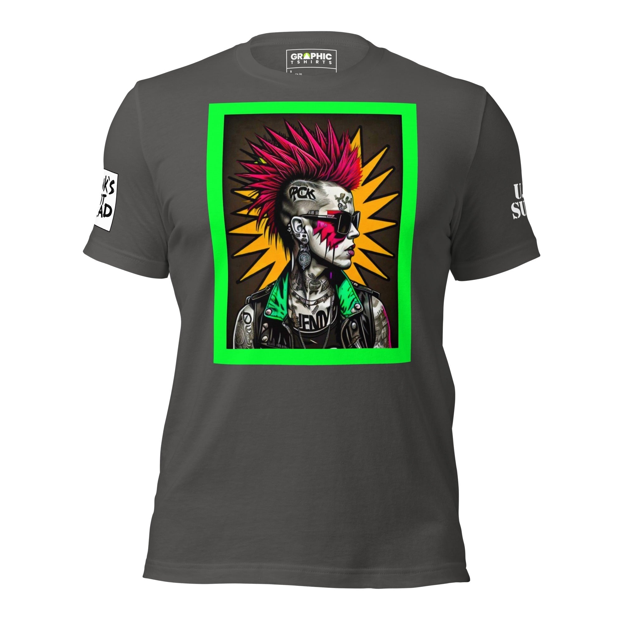 Unisex Crew Neck T-Shirt - Punk Rock Series Sector 12 - GRAPHIC T-SHIRTS
