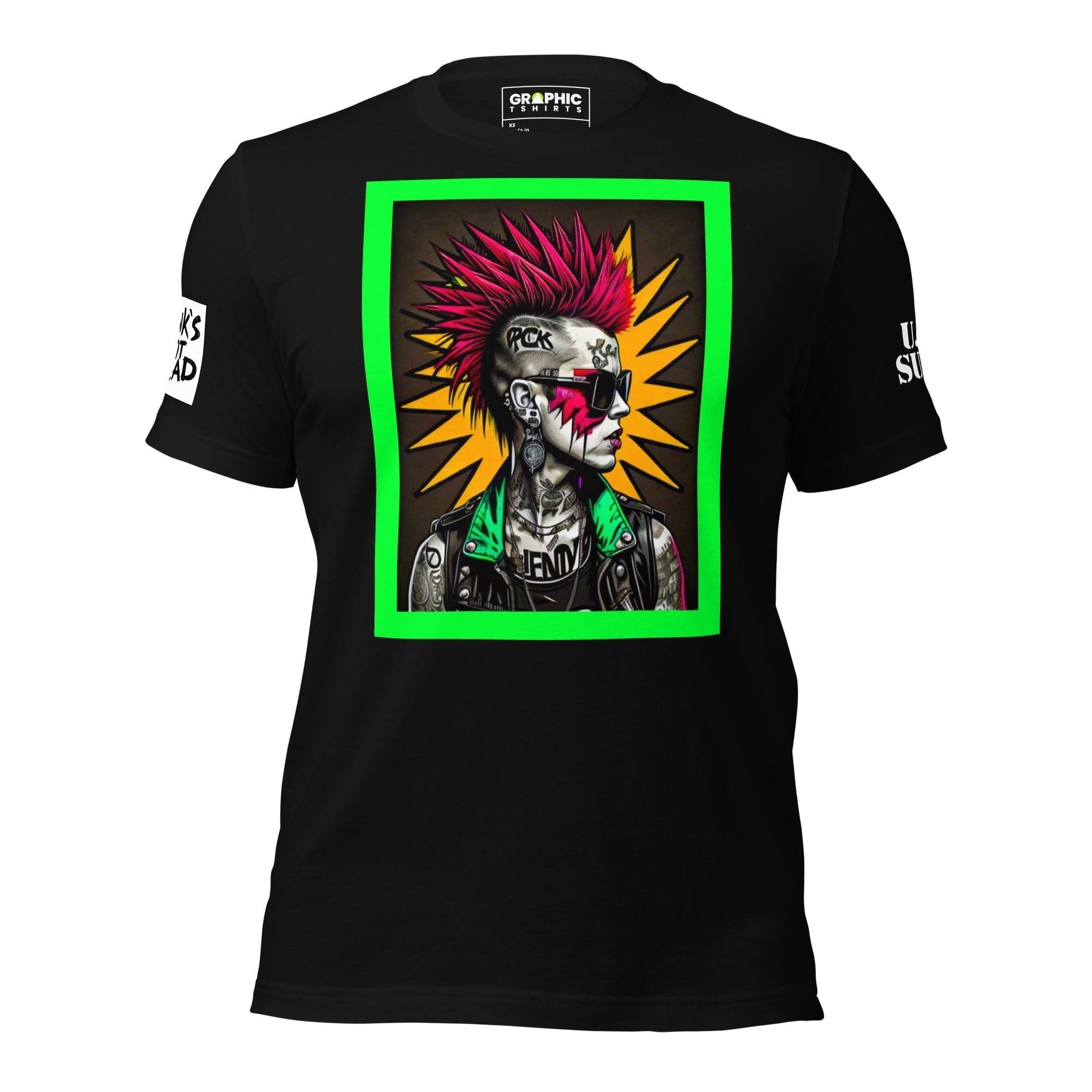 Unisex Crew Neck T-Shirt - Punk Rock Series Sector 12 - GRAPHIC T-SHIRTS