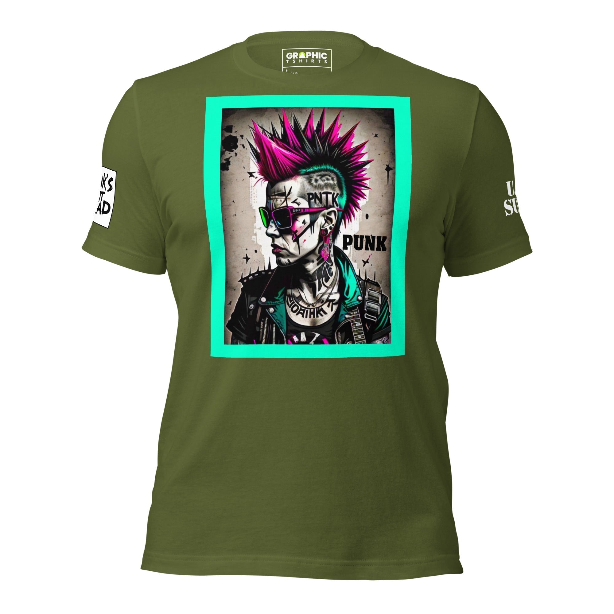 Unisex Crew Neck T-Shirt - Punk Rock Series Sector 13 - GRAPHIC T-SHIRTS