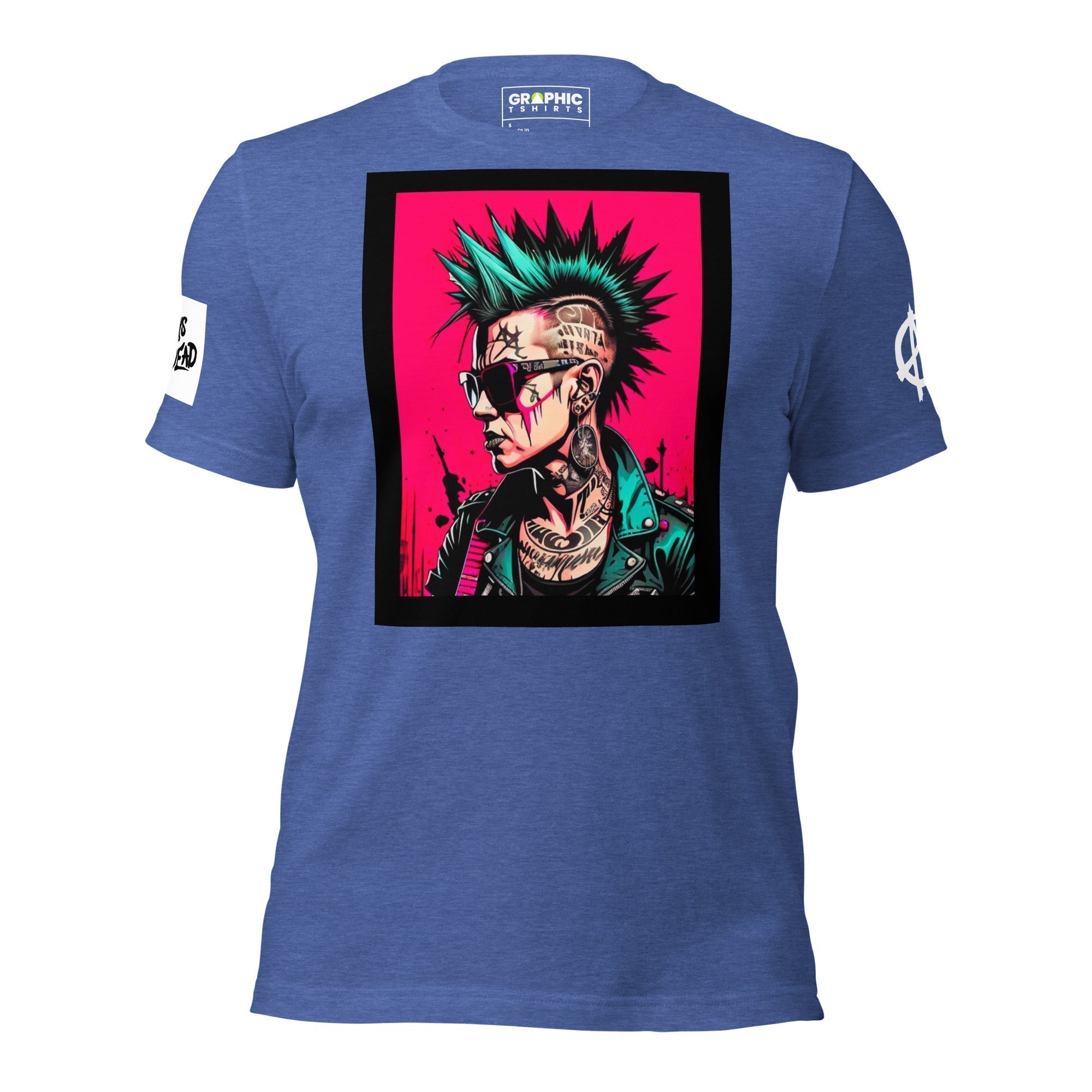 Unisex Crew Neck T-Shirt - Punk Rock Series Sector 15 - GRAPHIC T-SHIRTS