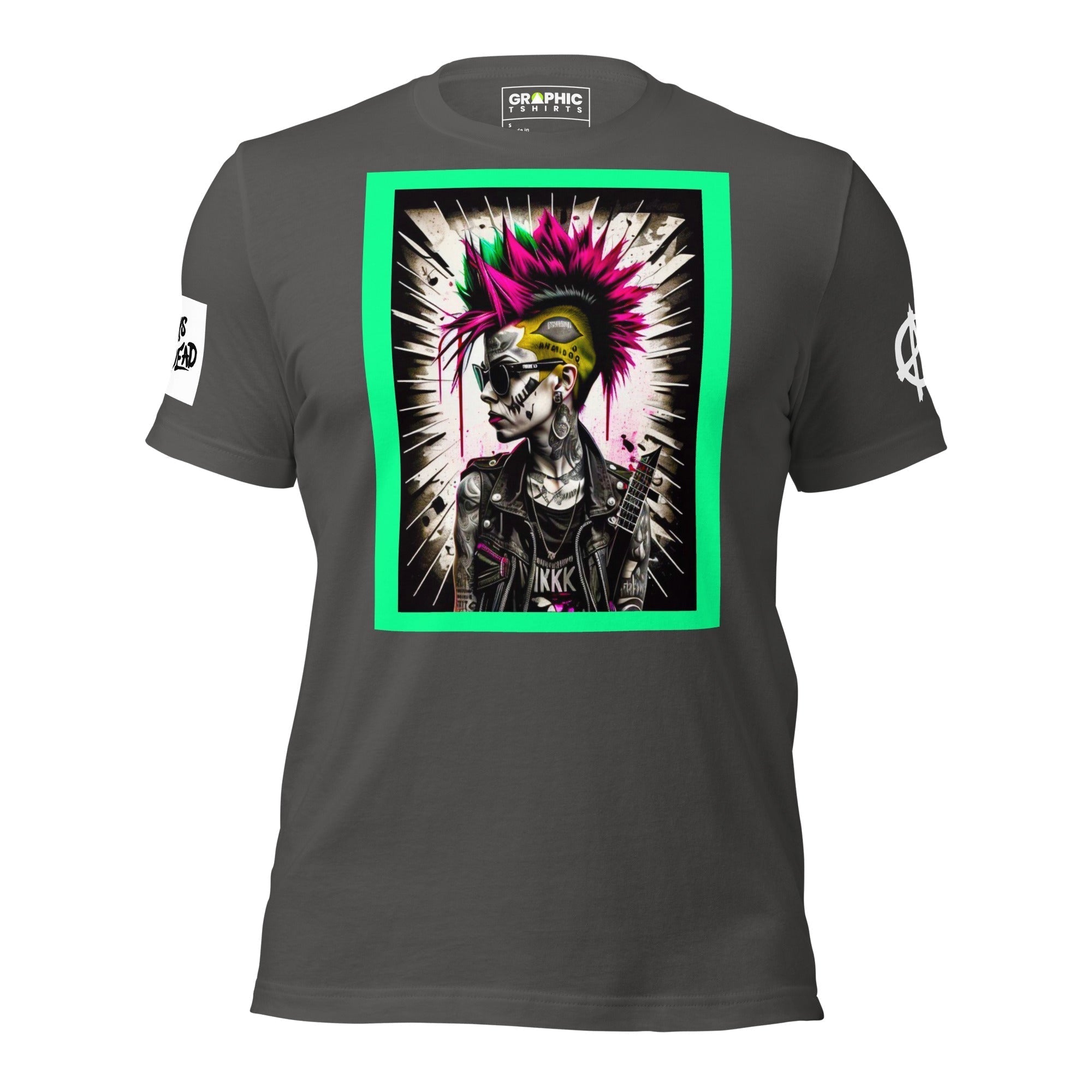 Unisex Crew Neck T-Shirt - Punk Rock Series Sector 16 - GRAPHIC T-SHIRTS