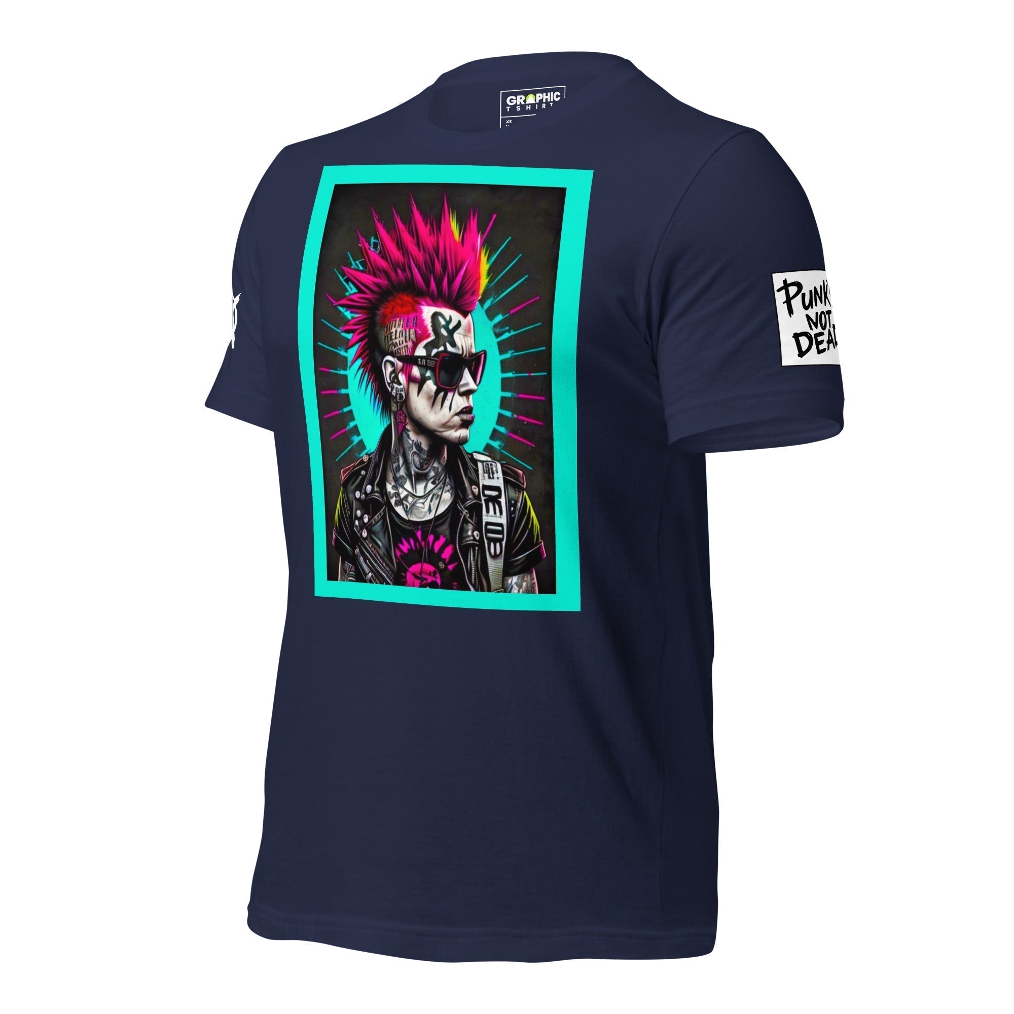 Unisex Crew Neck T-Shirt - Punk Rock Series Sector 17 - GRAPHIC T-SHIRTS