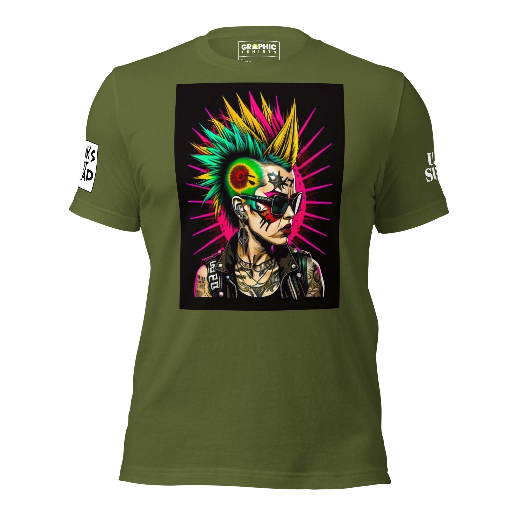 Unisex Crew Neck T-Shirt - Punk Rock Series Sector 18 - GRAPHIC T-SHIRTS