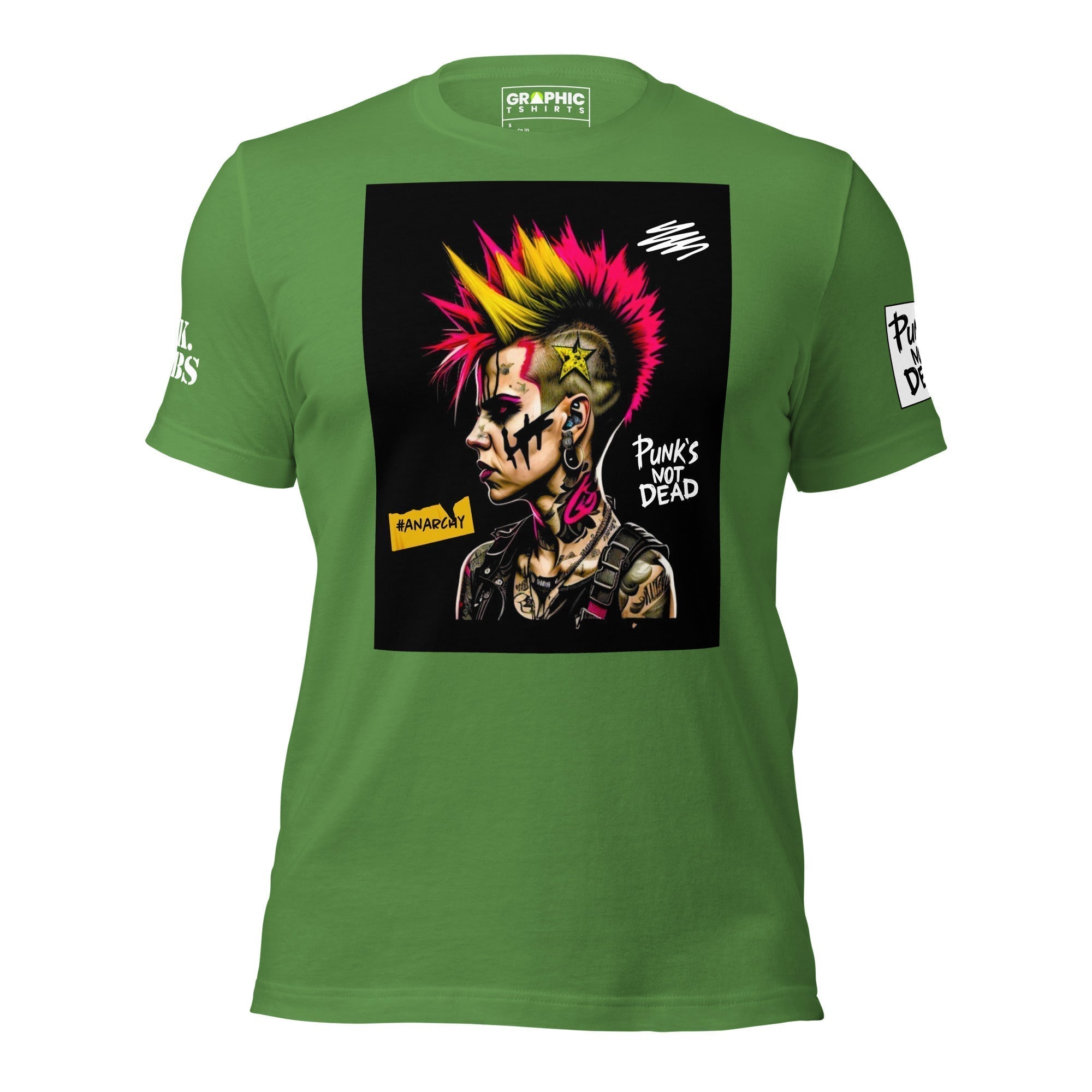 Unisex Crew Neck T-Shirt - Punk Rock Series Sector 2 - GRAPHIC T-SHIRTS