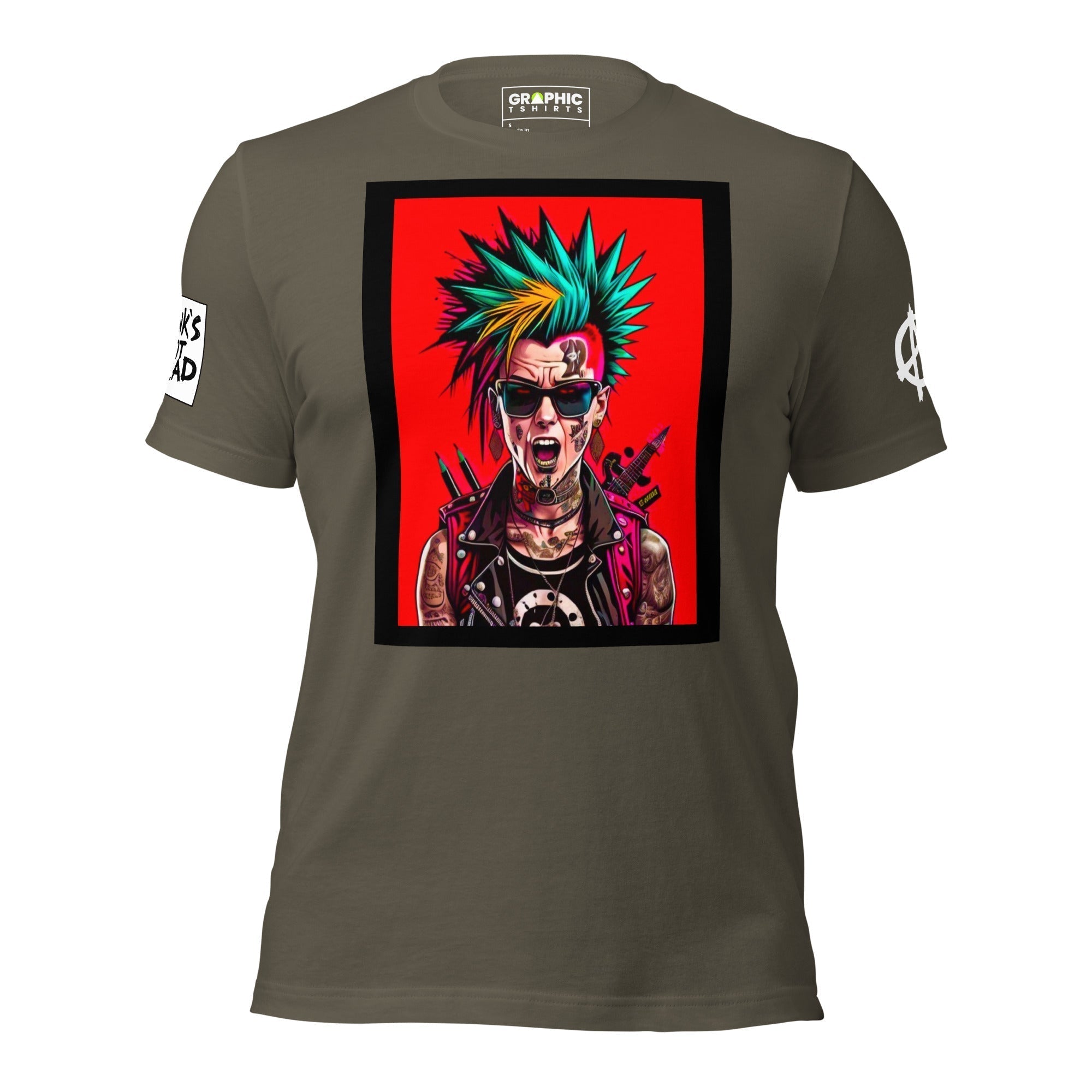 Unisex Crew Neck T-Shirt - Punk Rock Series Sector 20 - GRAPHIC T-SHIRTS