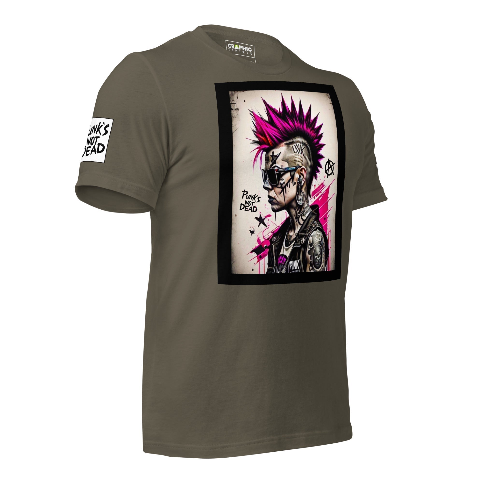 Unisex Crew Neck T-Shirt - Punk Rock Series Sector 23 - GRAPHIC T-SHIRTS