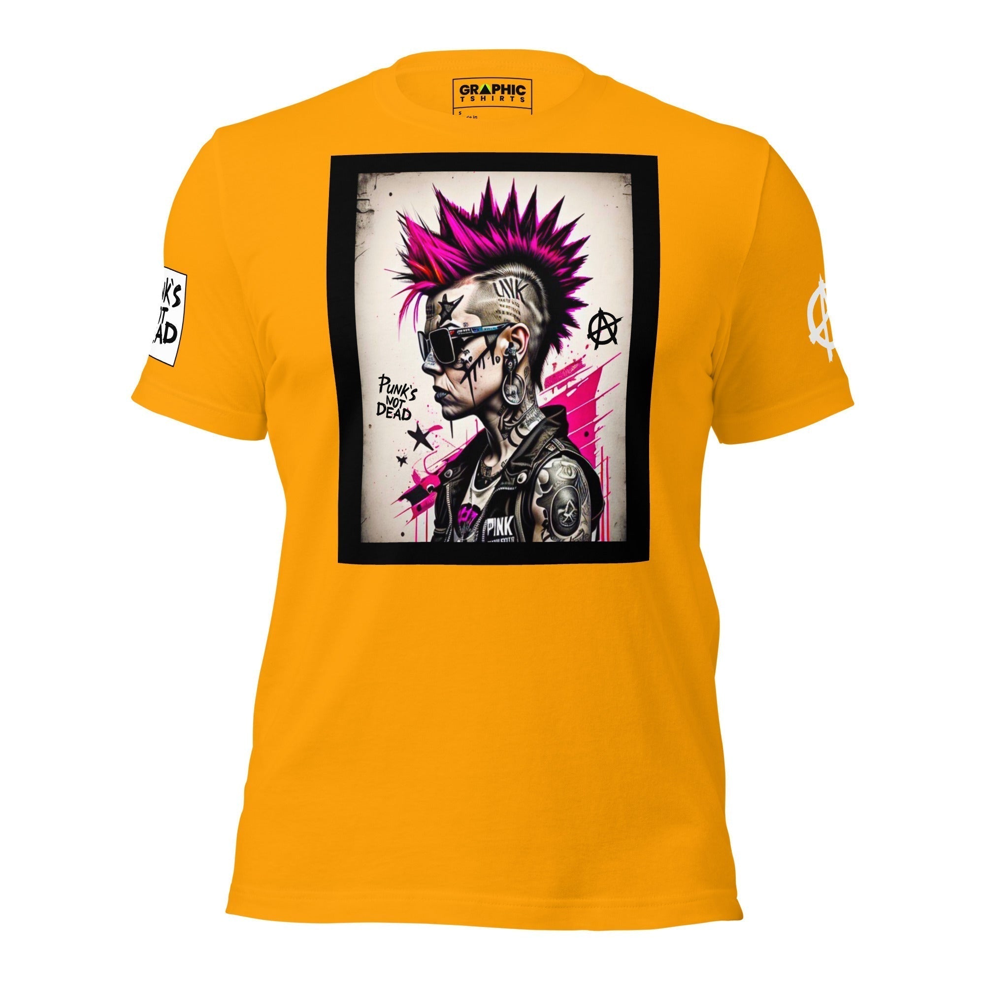 Unisex Crew Neck T-Shirt - Punk Rock Series Sector 23 - GRAPHIC T-SHIRTS