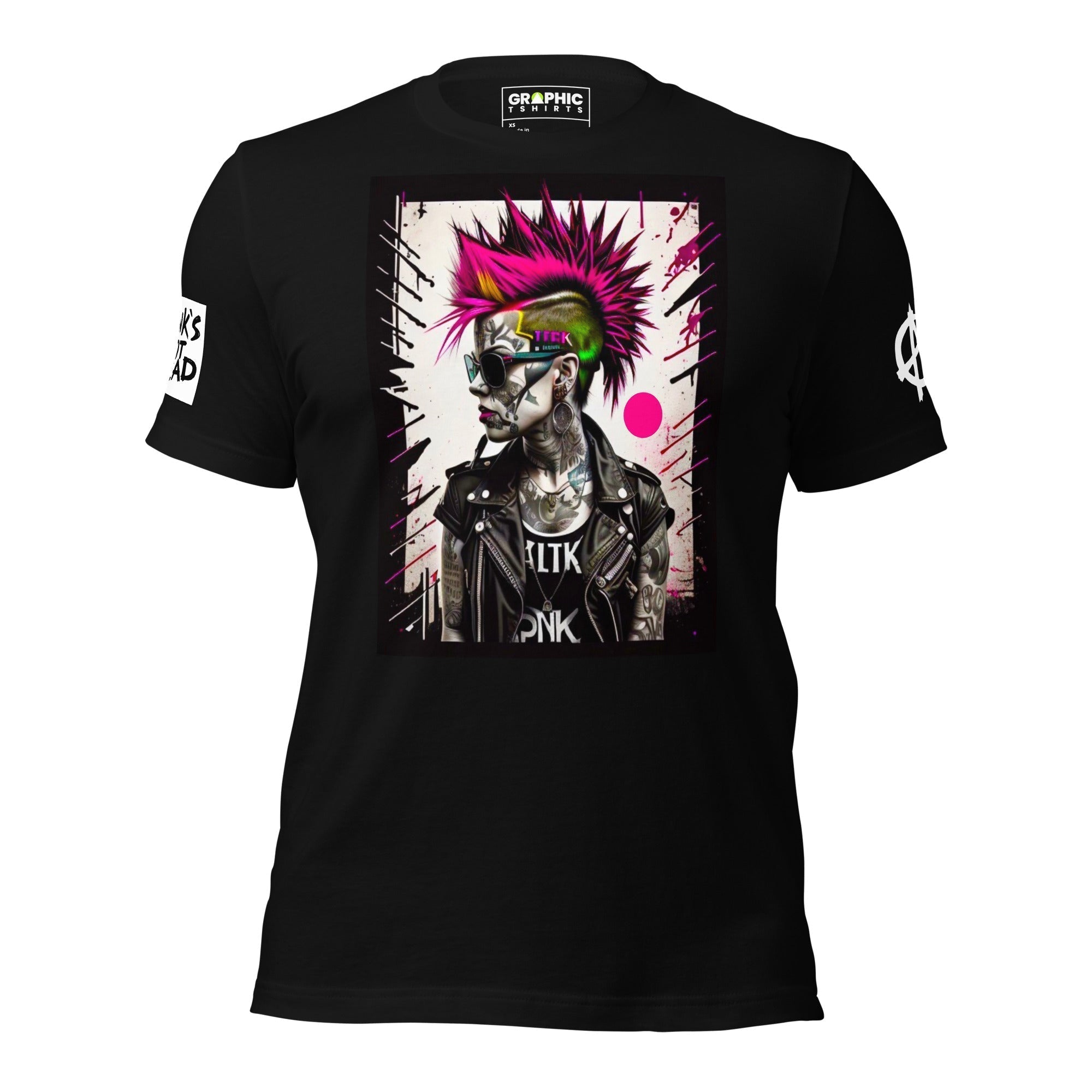 Unisex Crew Neck T-Shirt - Punk Rock Series Sector 5 - GRAPHIC T-SHIRTS